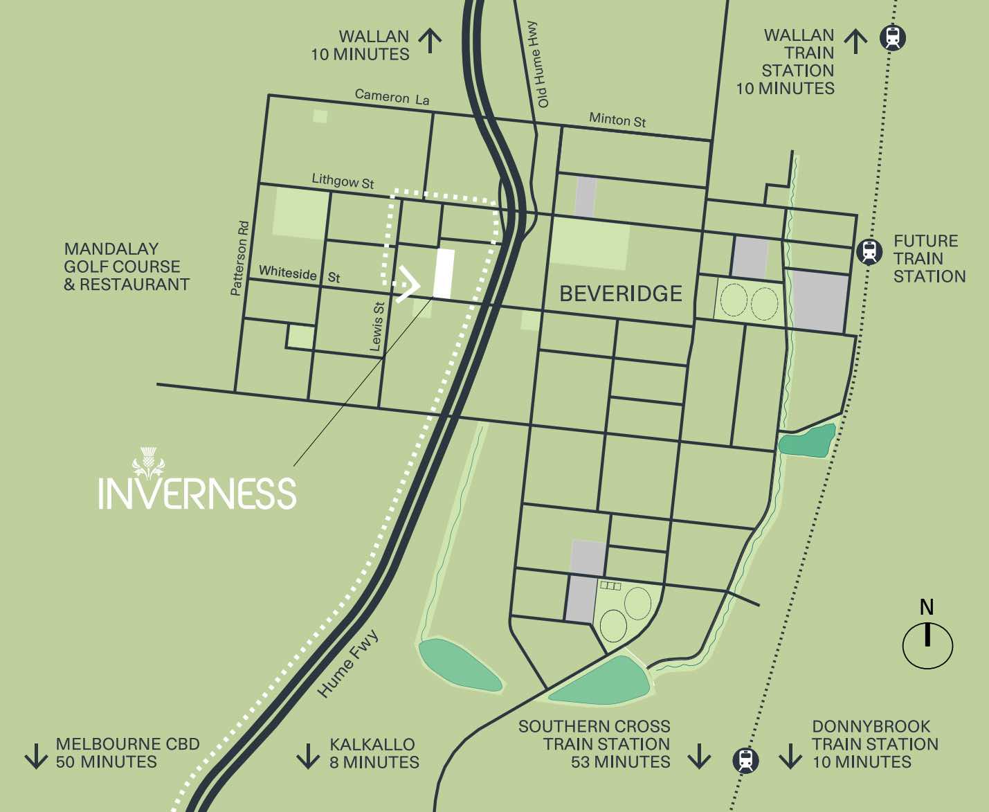 Inverness Estate - Beveridge Location m Location Map