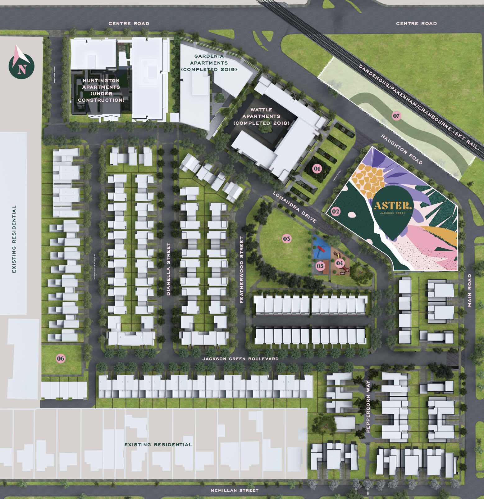 Jackson Green Estate - Clayton South Masterplan