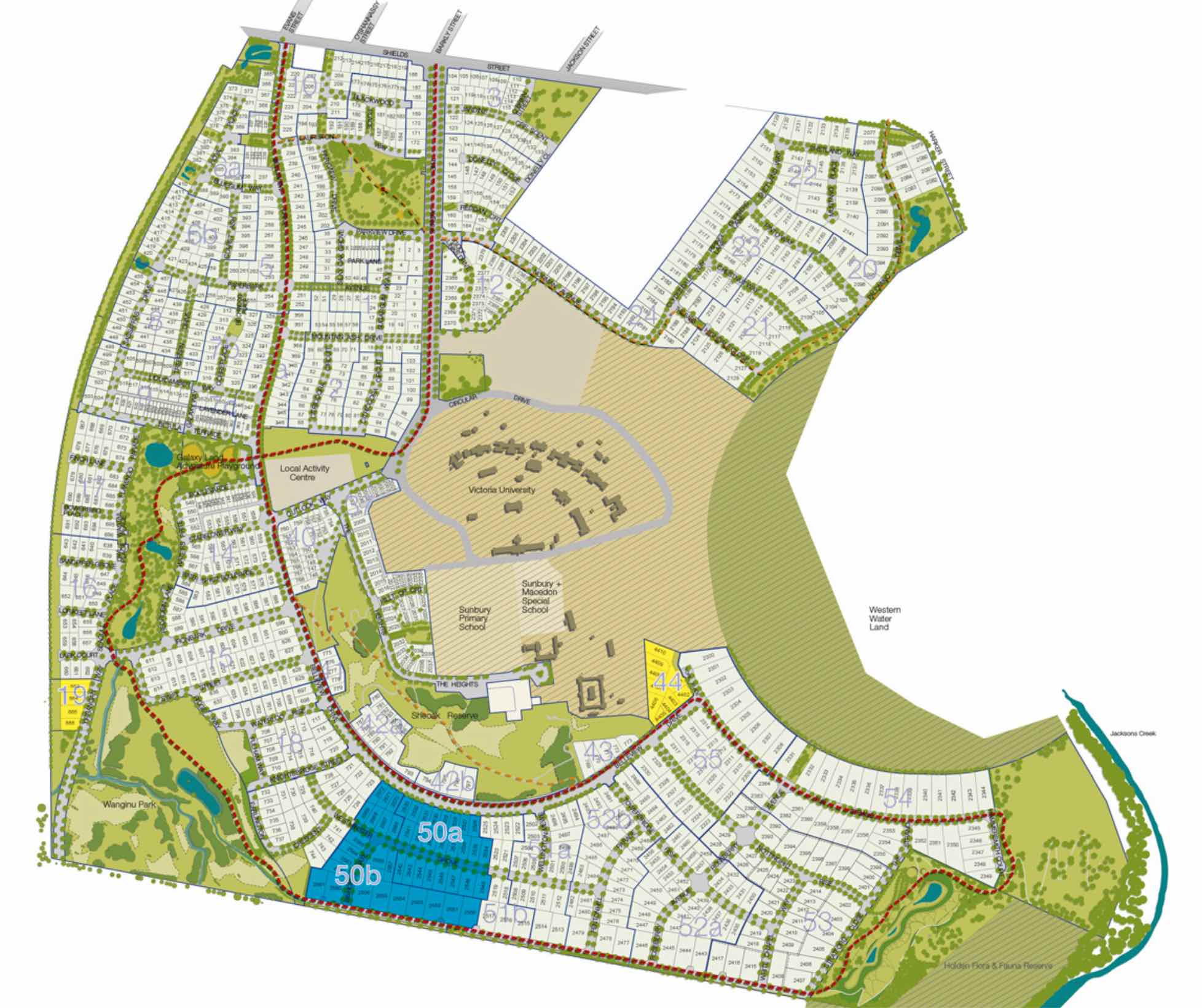 Jacksons hill Estate - Sunbury Masterplan