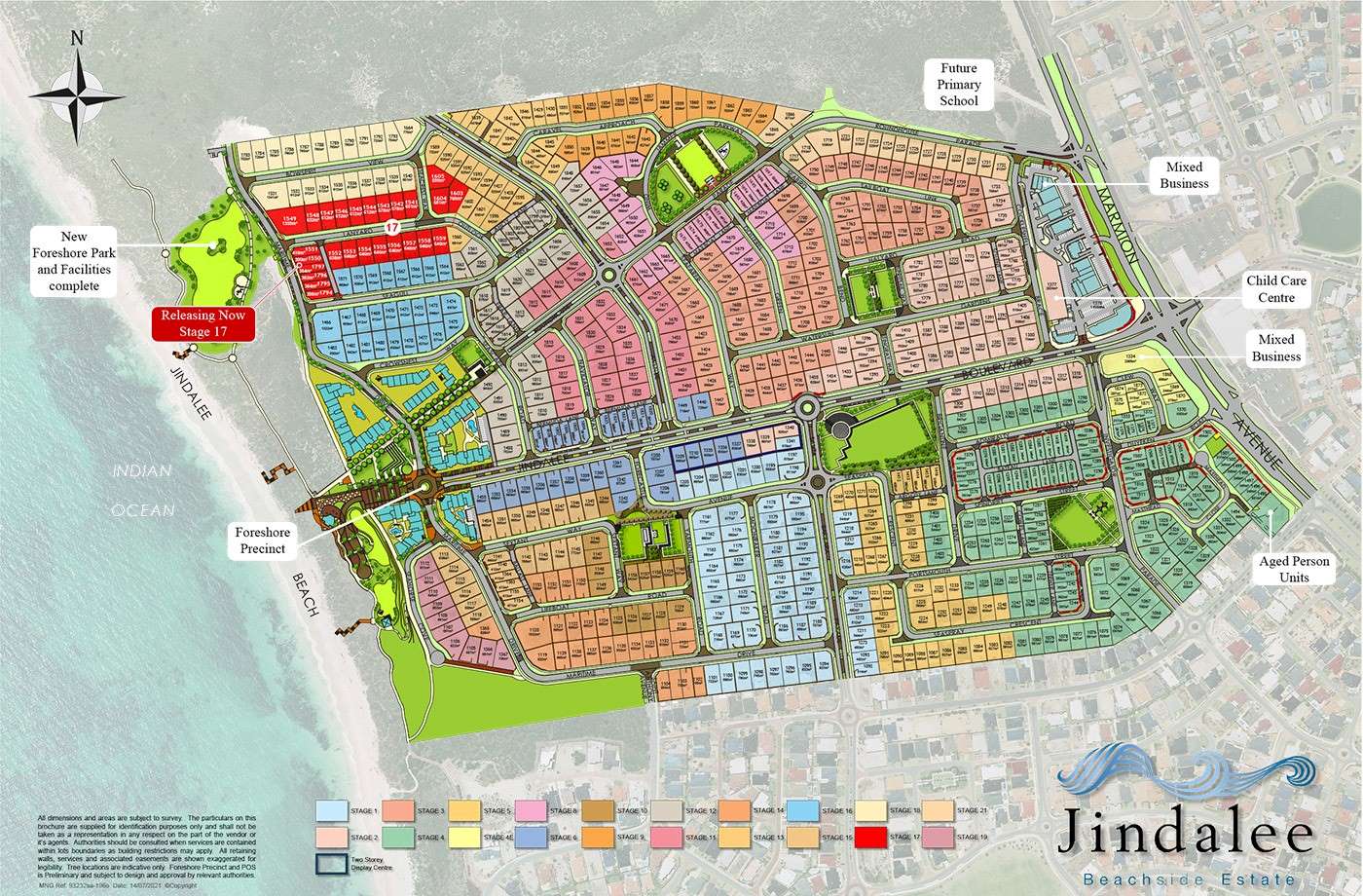 Jindalee Beachside Estate - Jindalee Master Plan