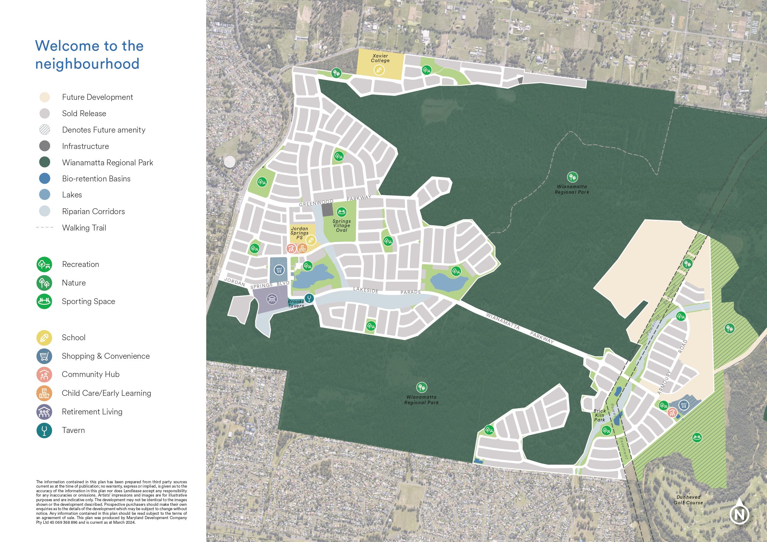 Jordan Springs Estate - Jordan Springs Masterplan