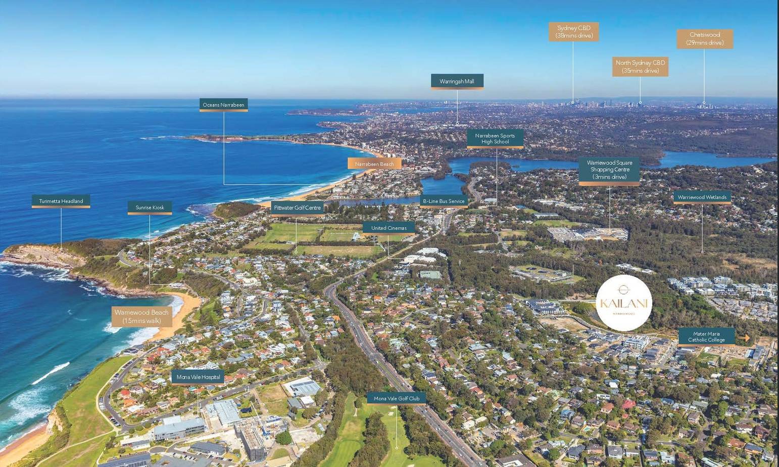 Kailani Estate - Warriewood Aerial 2