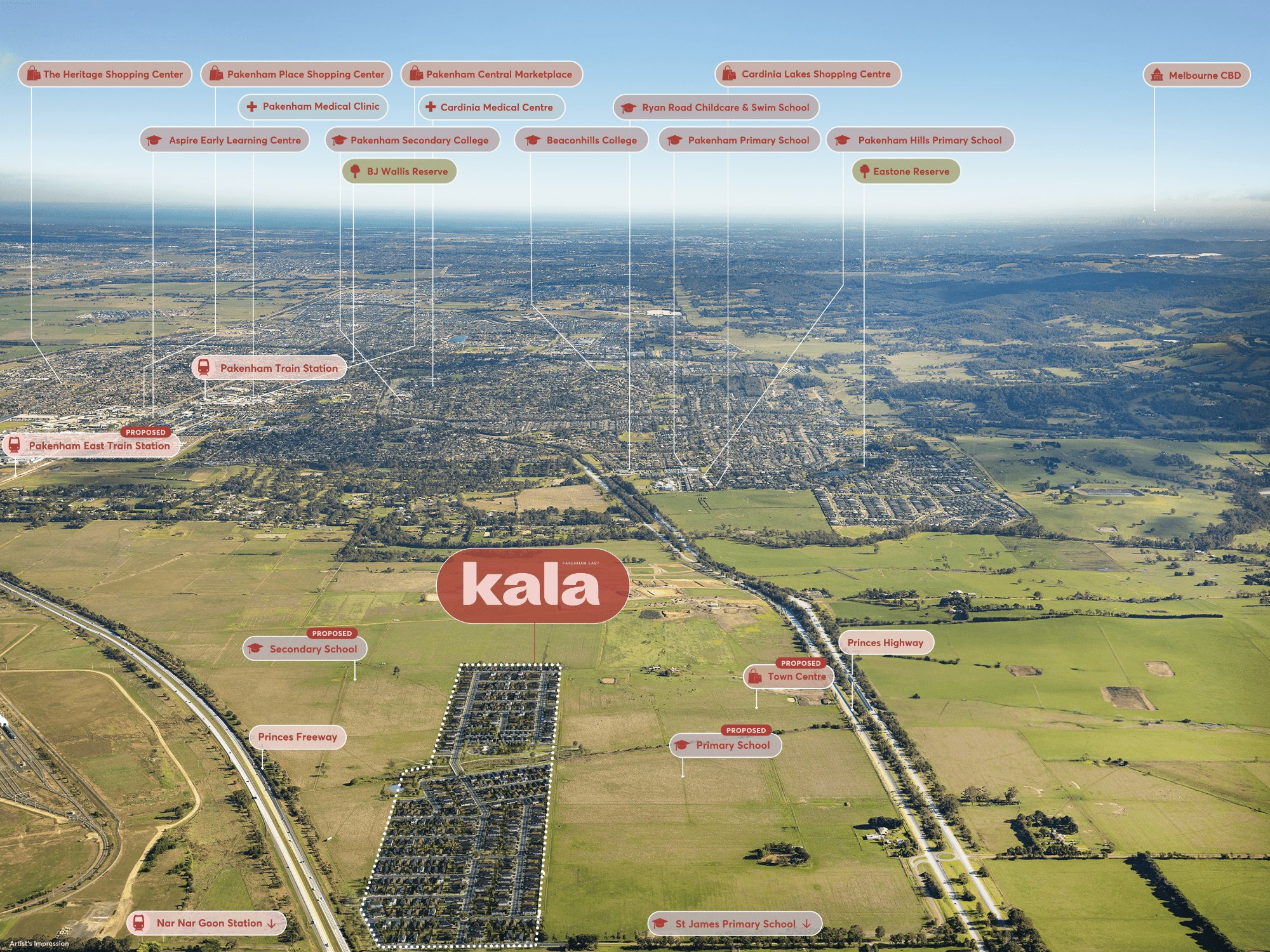 Kala - Pakenham East Aerial