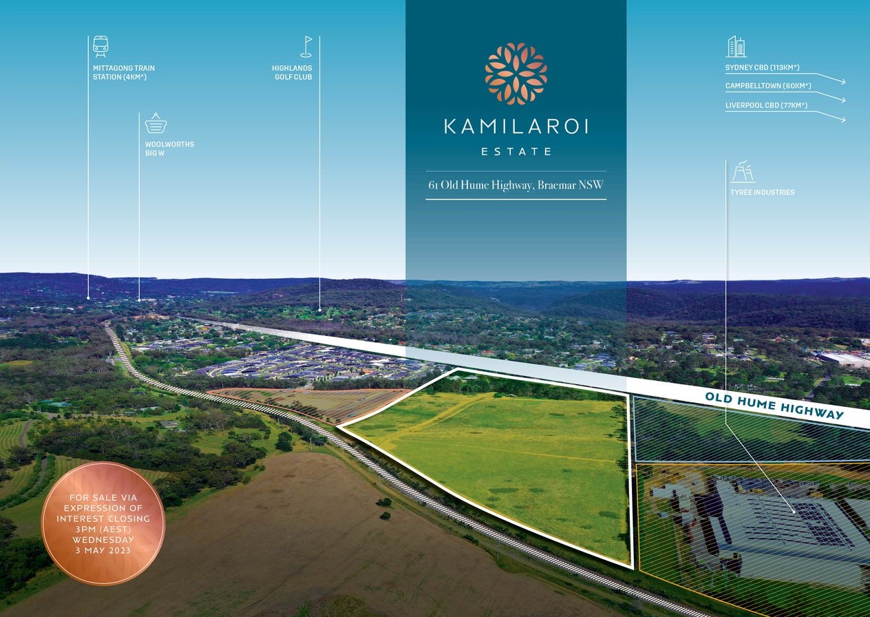 Kamilaroi Estate - Braemar Aerial