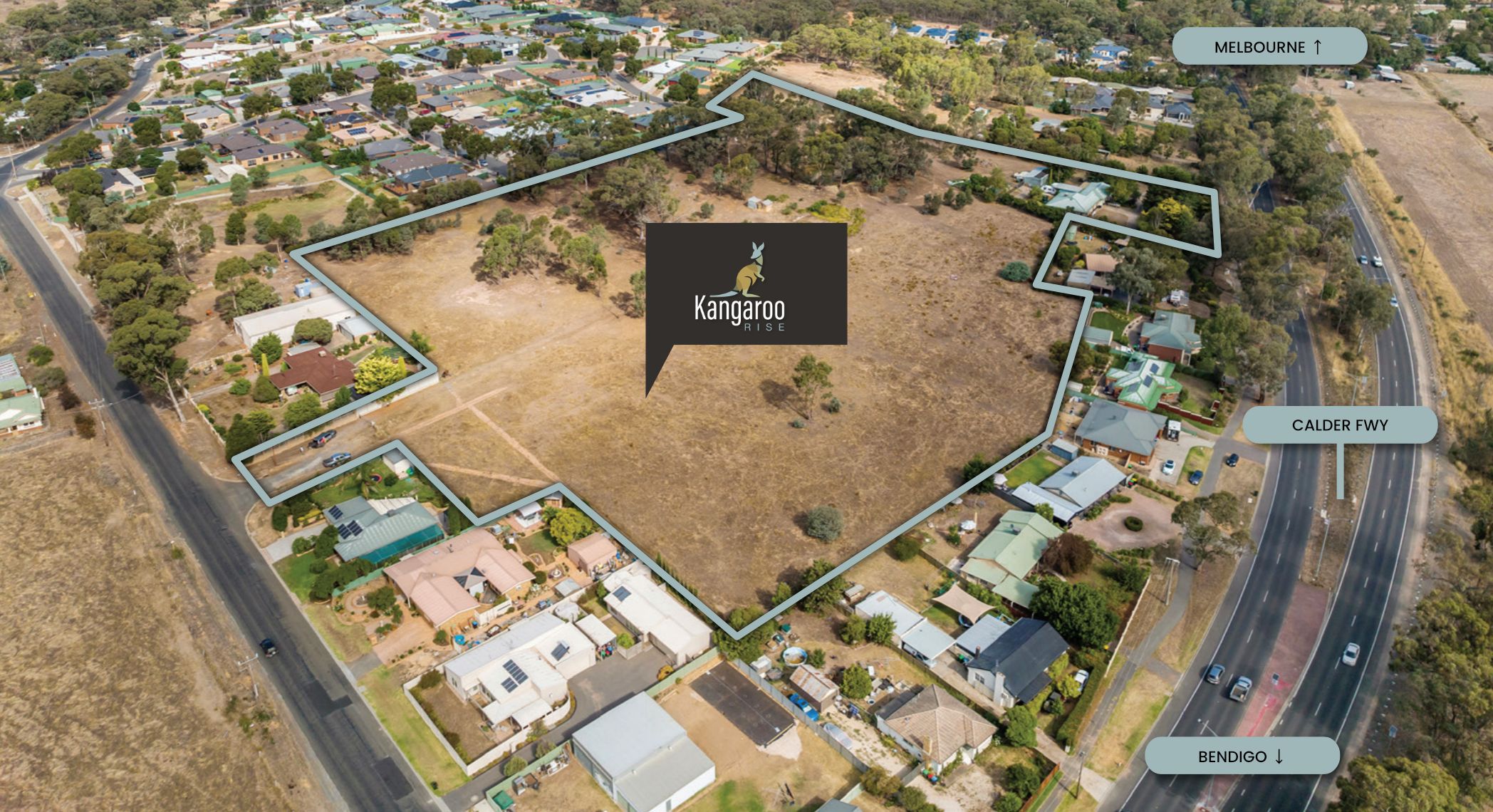 Kangaroo Rise - Kangaroo Flat Aerial