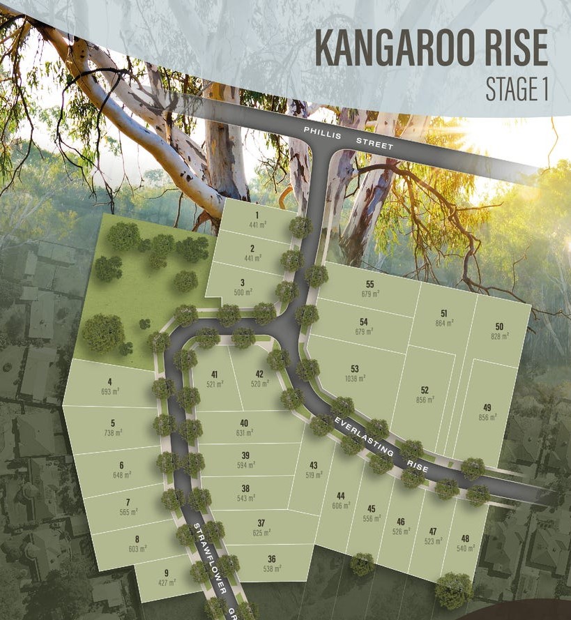 Kangaroo Rise - Kangaroo Flat Release Map