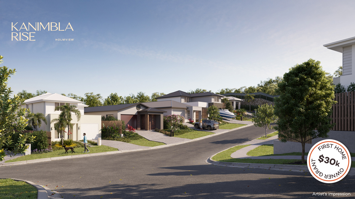 Kanimbla Rise Estate - Holmview Streetscape