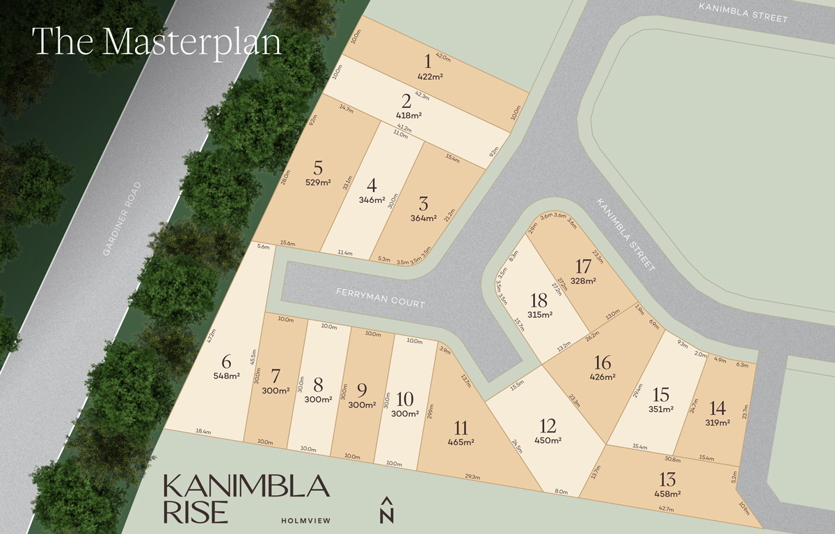 Kanimbla Rise Estate - Holmview Masterplan
