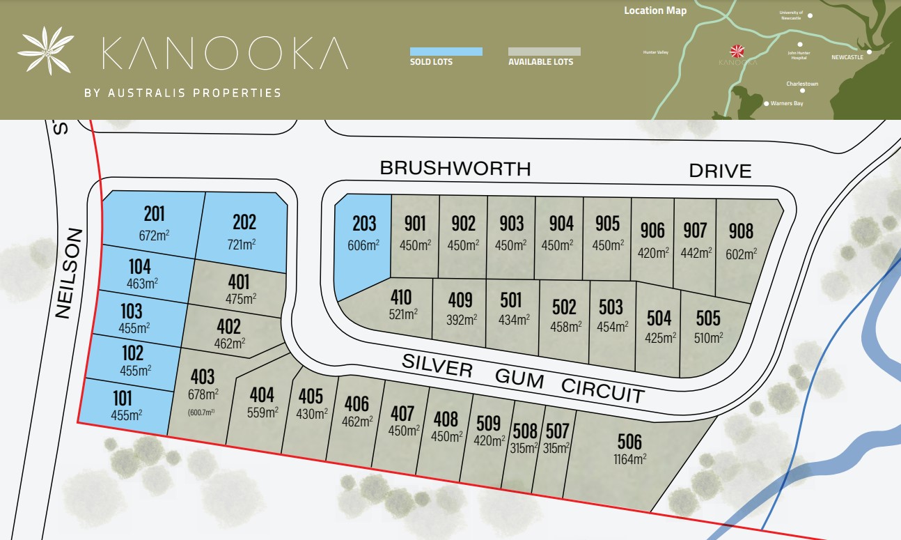 Kanooka Estate - Edgeworth Masterplan
