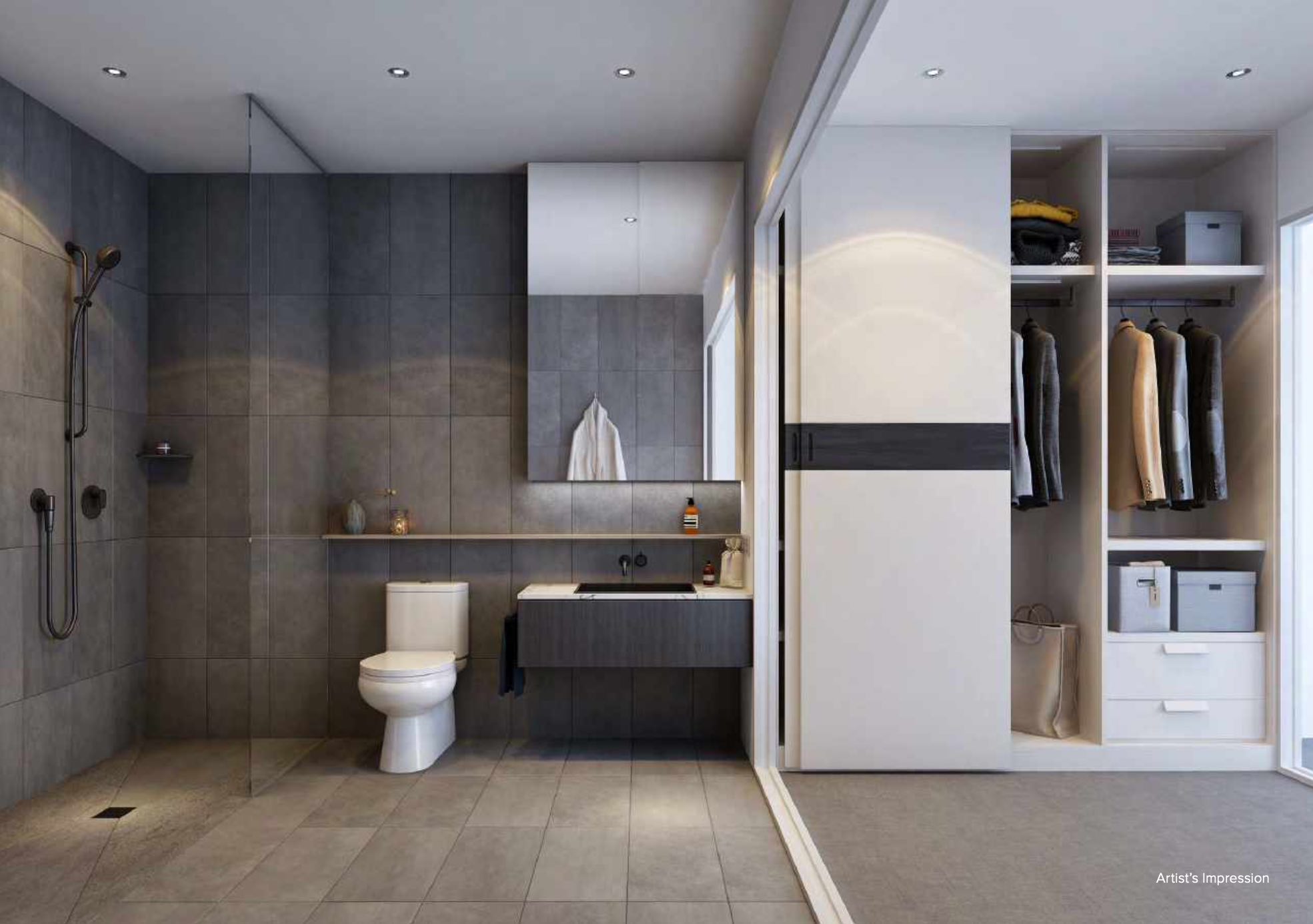 Kelly Residence - Doncaster Bathroom Render