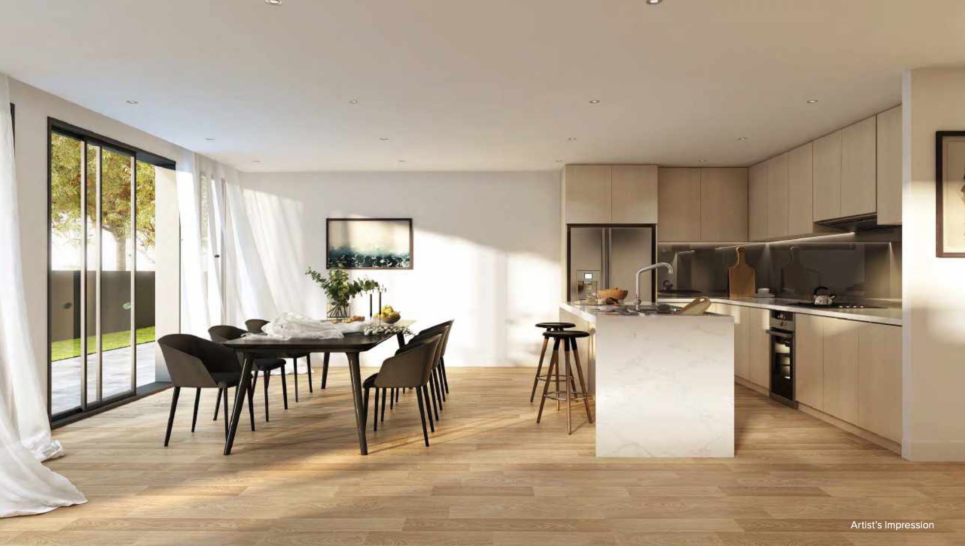 Kelly Residence - Doncaster Kitchen Render