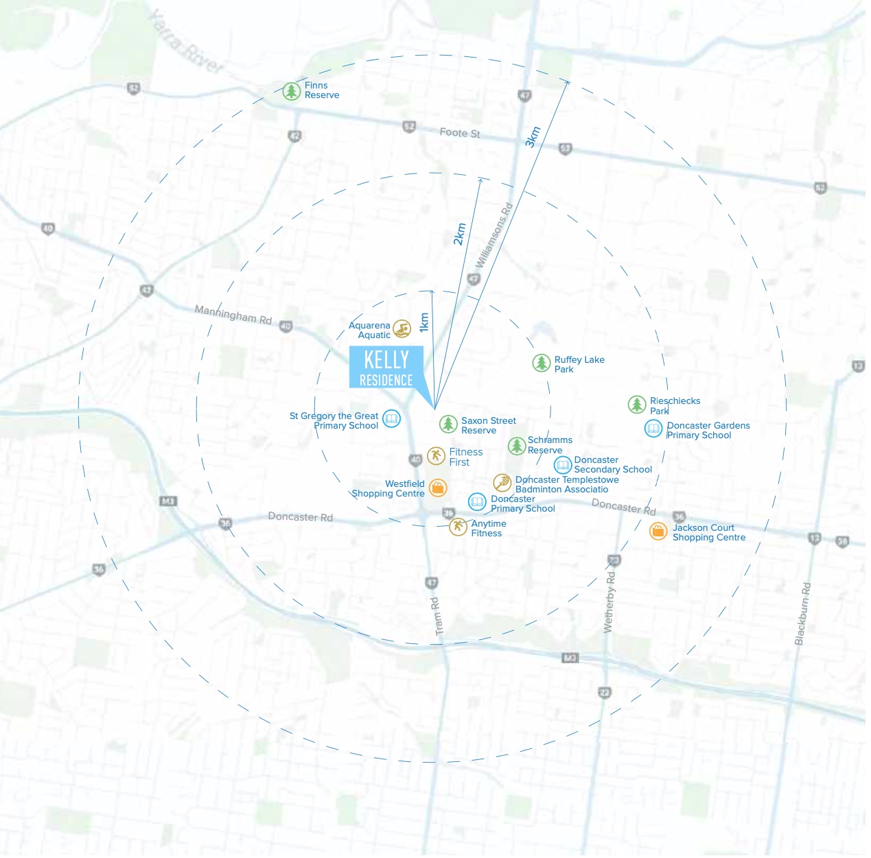 Kelly Residence - Doncaster Location Map_1