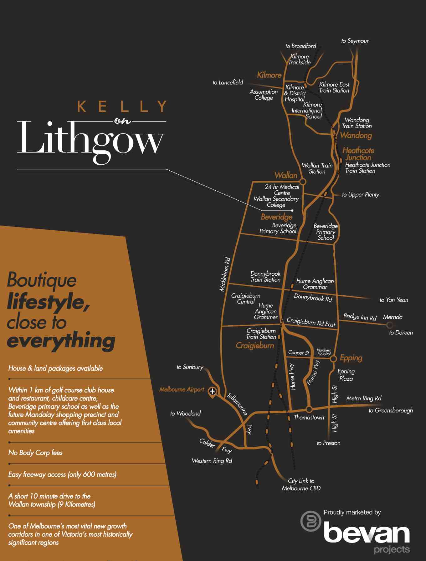 Kelly on Lithgow Estate - Beveridge Location m Location Map
