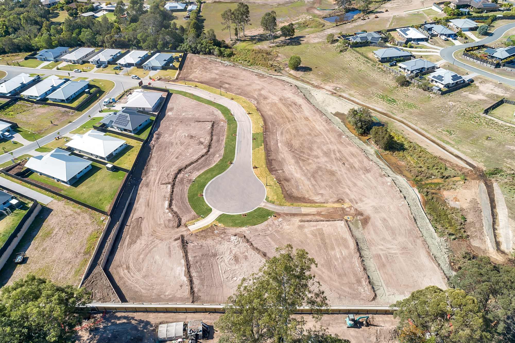 Kensington Drive Estate in Gympie - Southside Aerial