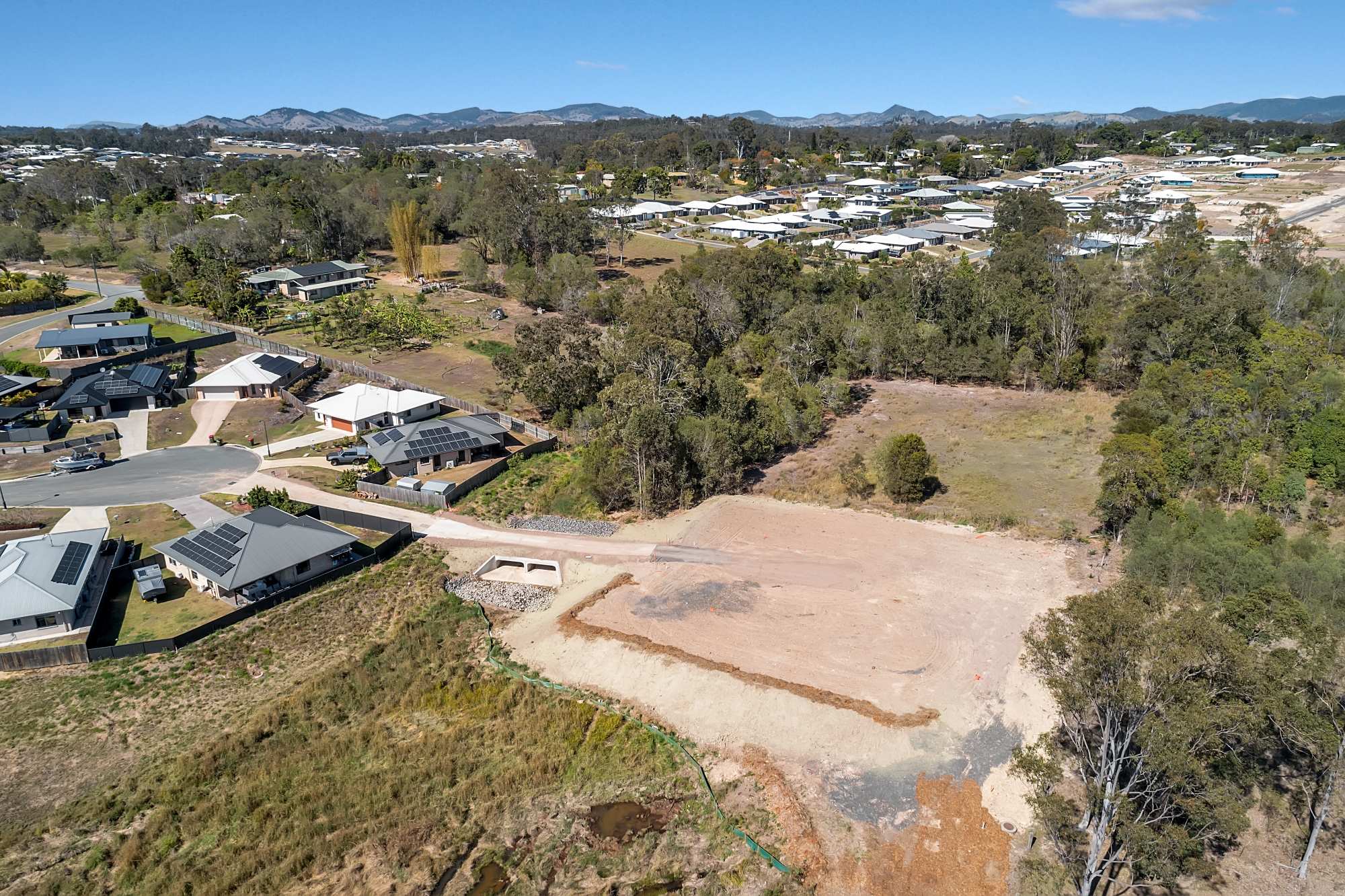 Kensington Drive Estate in Gympie - Southside Aerial