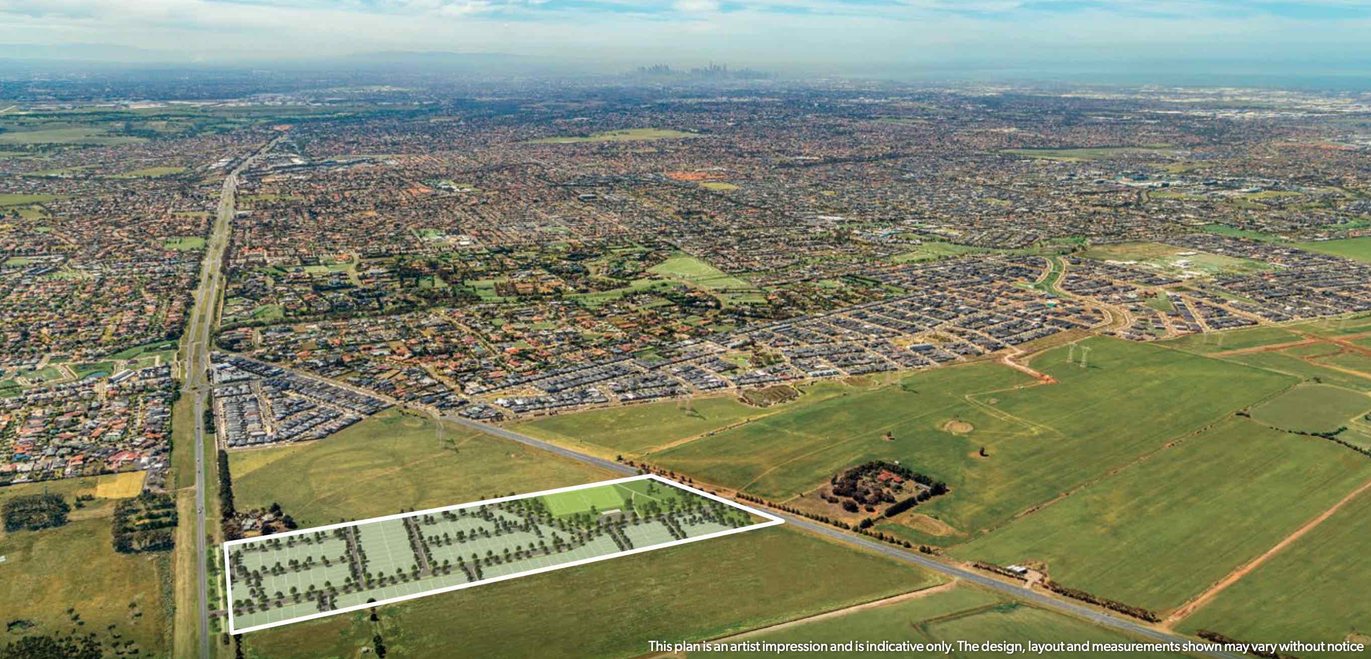Kerani Heights Fraser Rise Aerial
