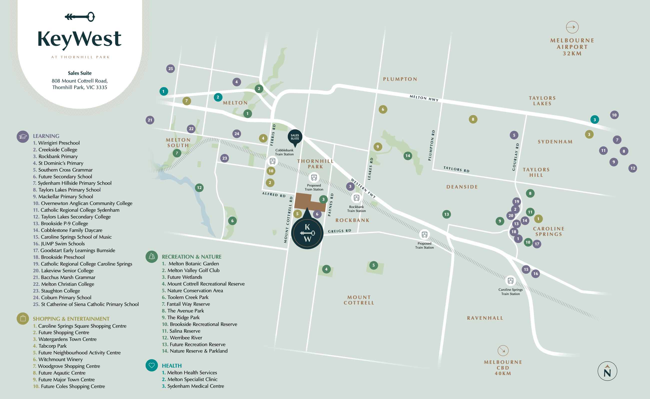 Key West Estate - Thornhill Park Location m Location Map