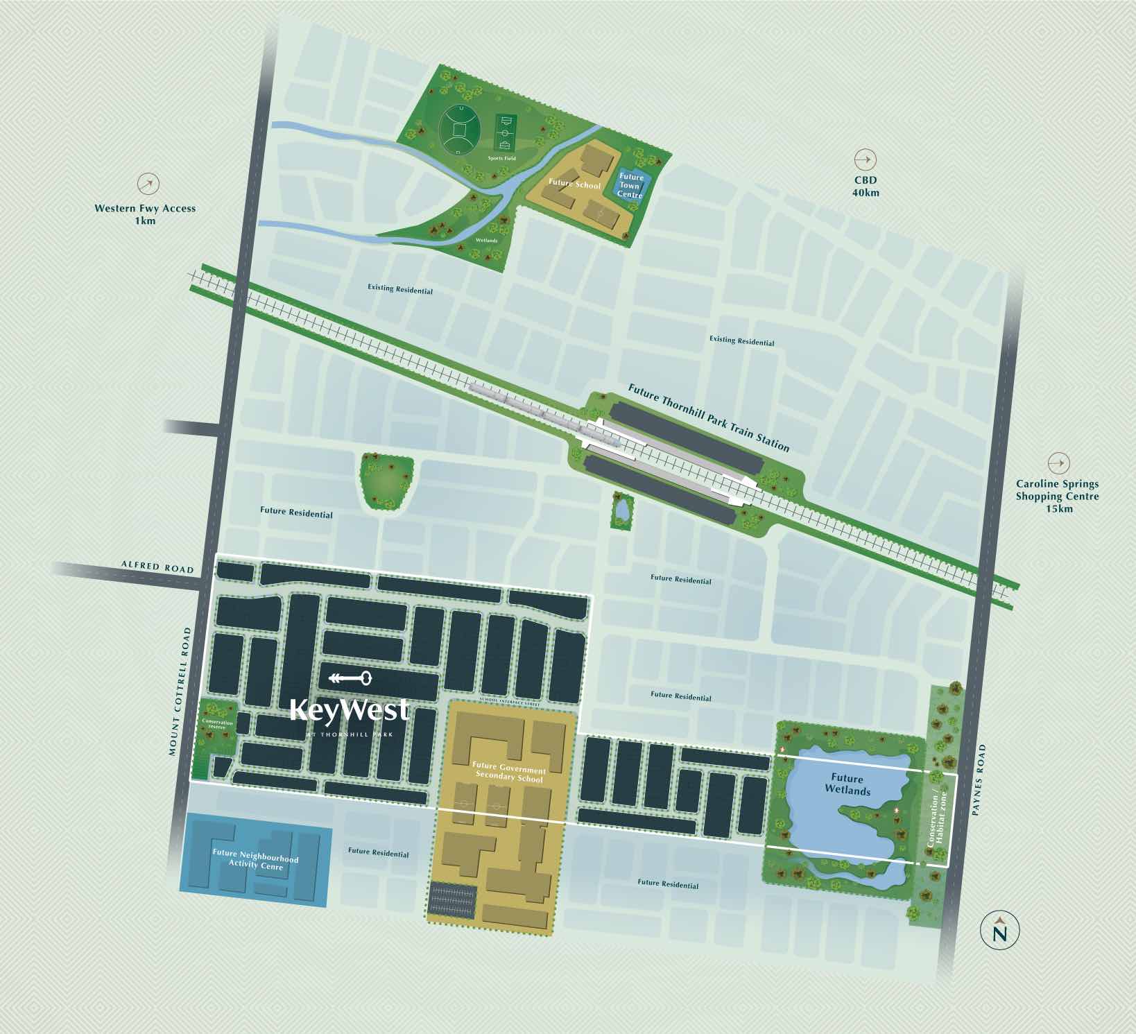 Key West Estate - Thornhill Park Masterplan