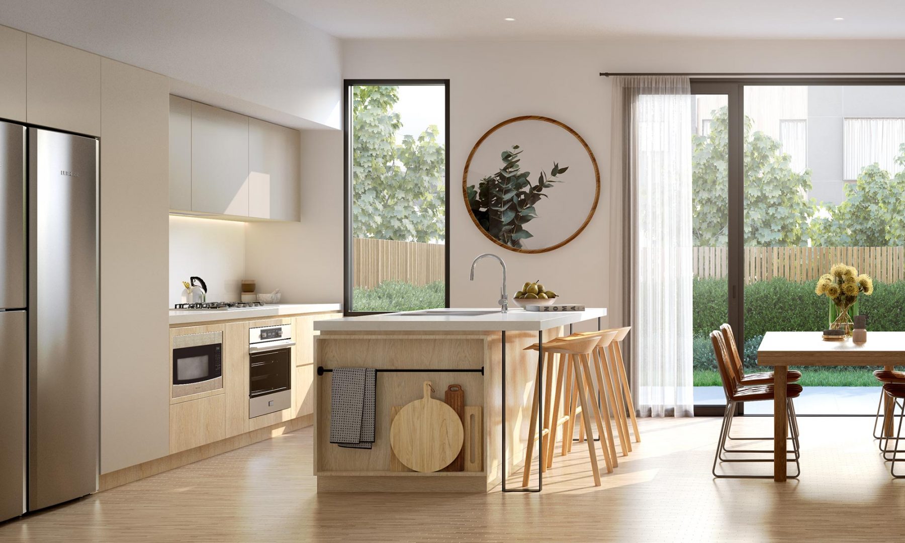 Keysborough Townhouses - Keysborough Kitchen render