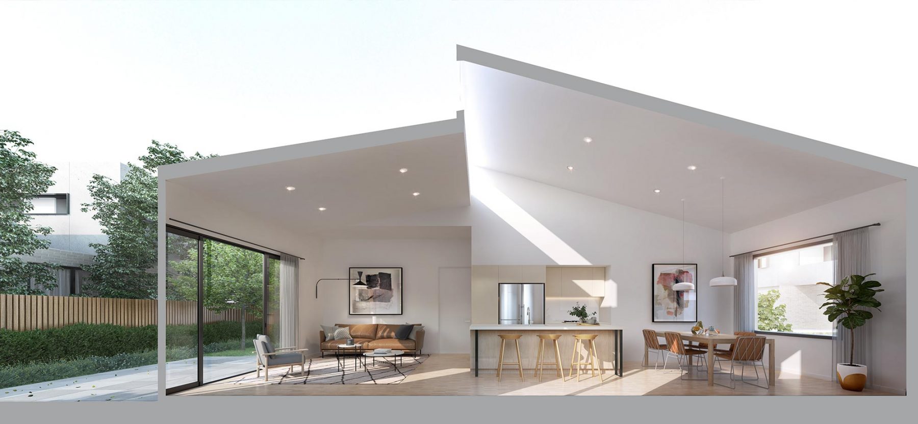 Keysborough Townhouses - Keysborough render-crosssection