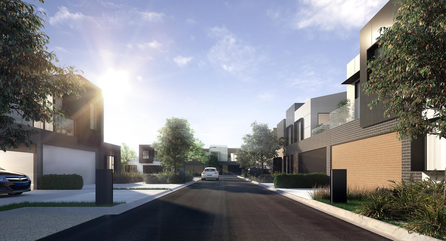 Keysborough Townhouses - Keysborough render-street