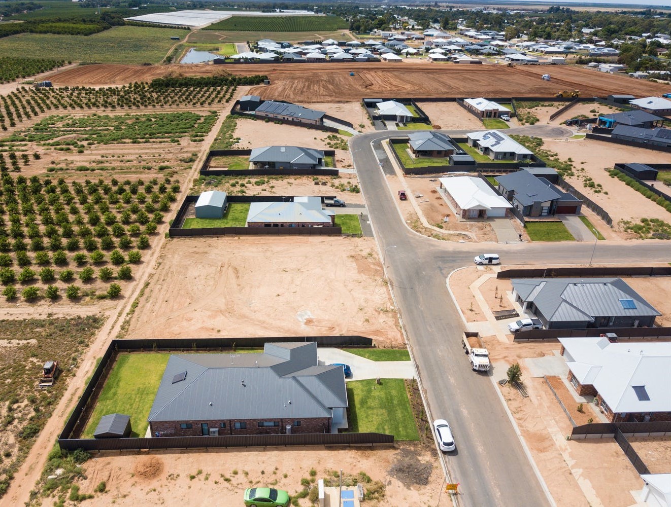 King Ridge Estate - Gol Gol Aerial