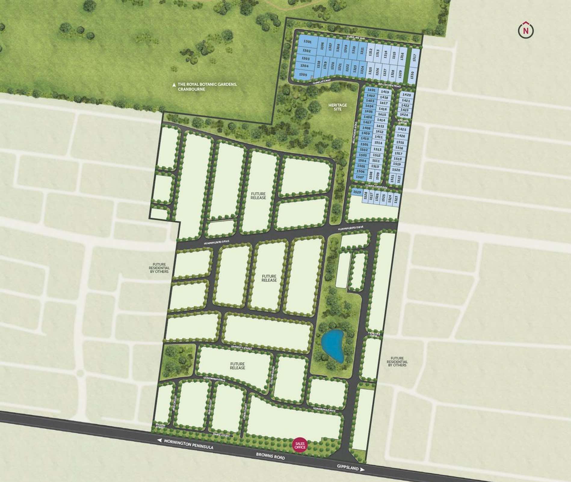 Kingbird Estate - Botanic Ridge Masterplan