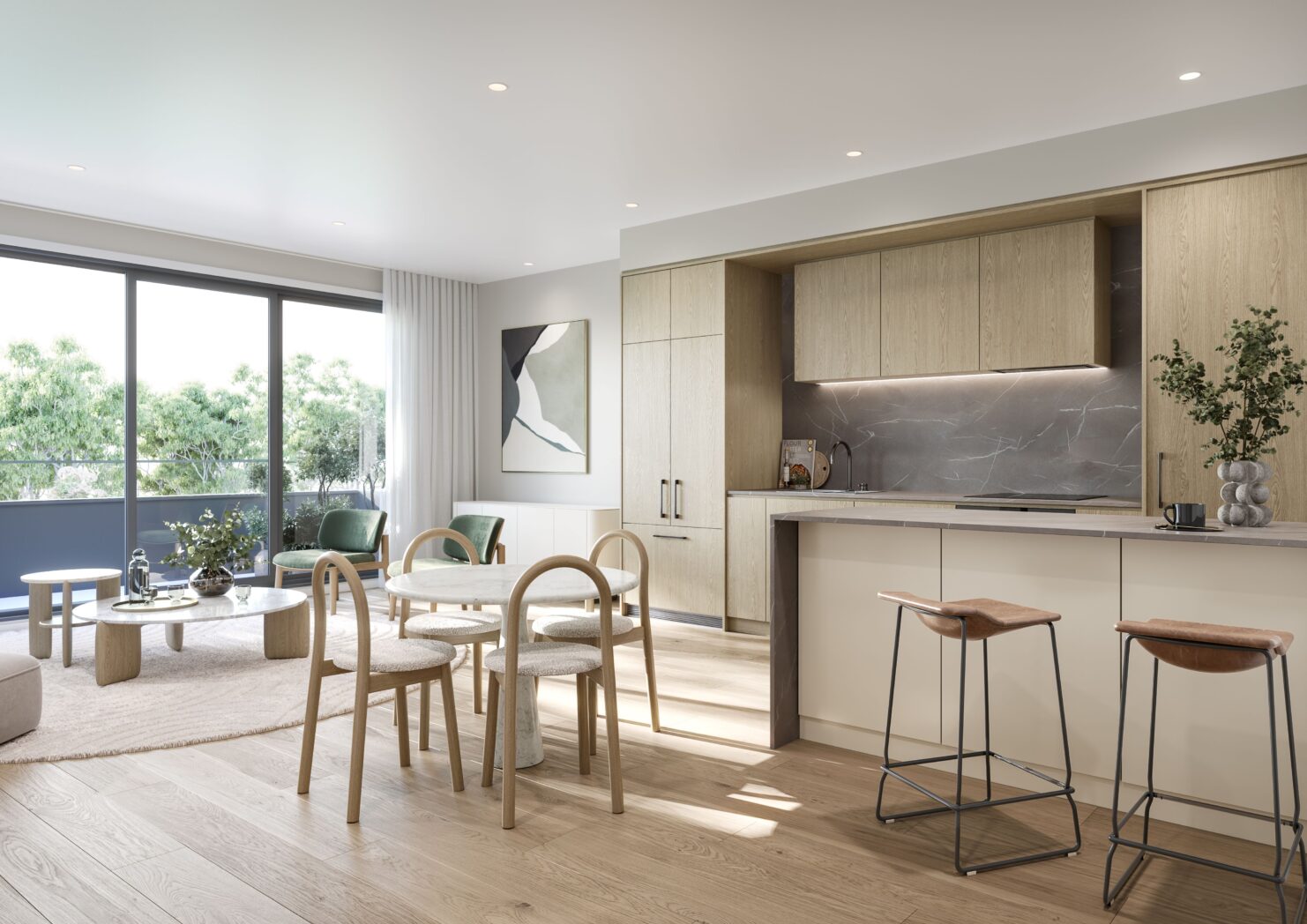 Kings Lane Townhomes - South Kingsvill Kitchen