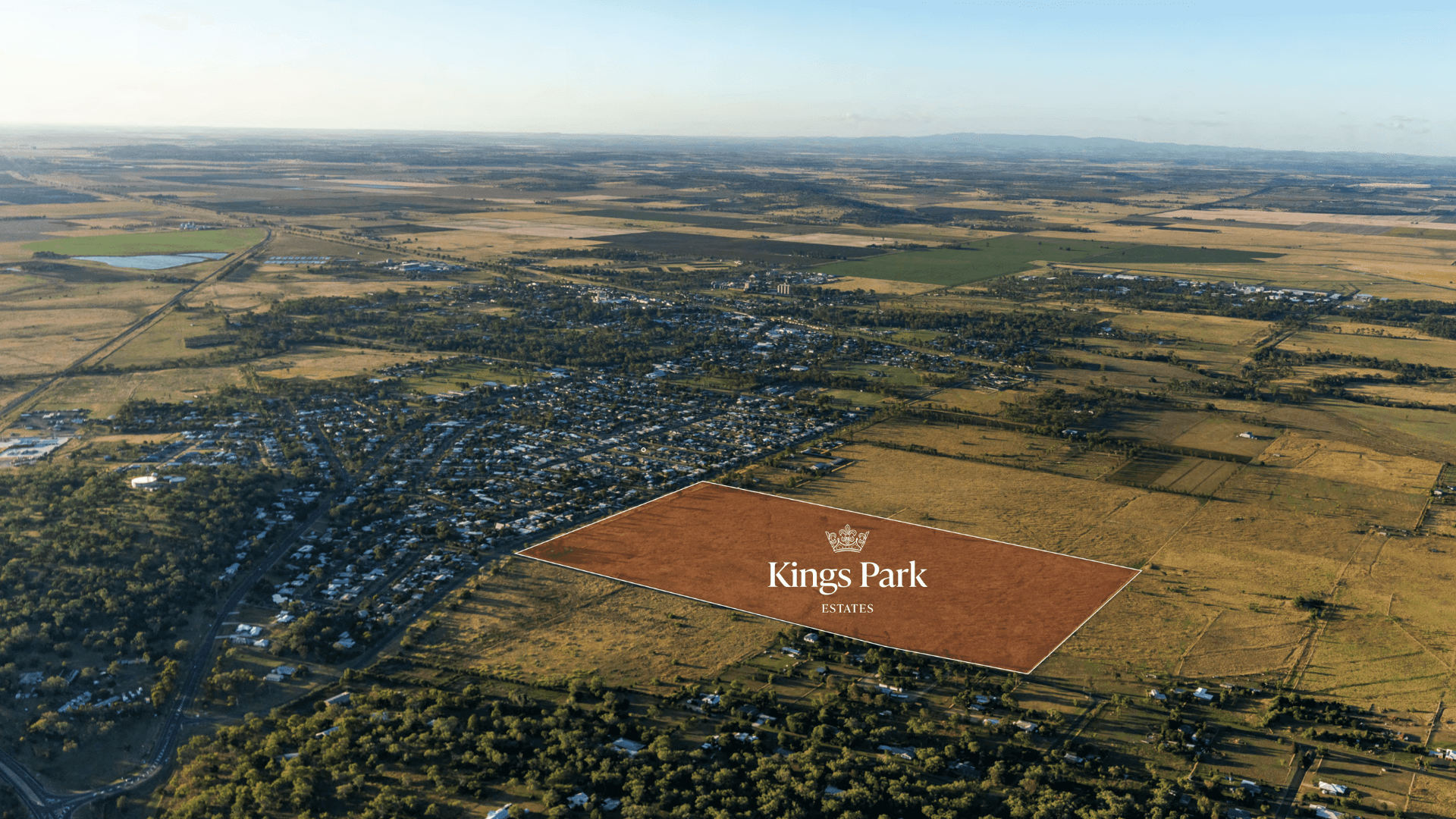 Kings Park Estate - Oakey Aerial