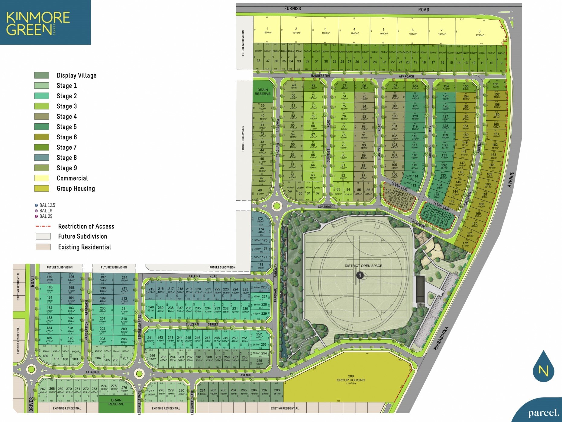 Kinmore Green Private Estate - Darch Masterplan