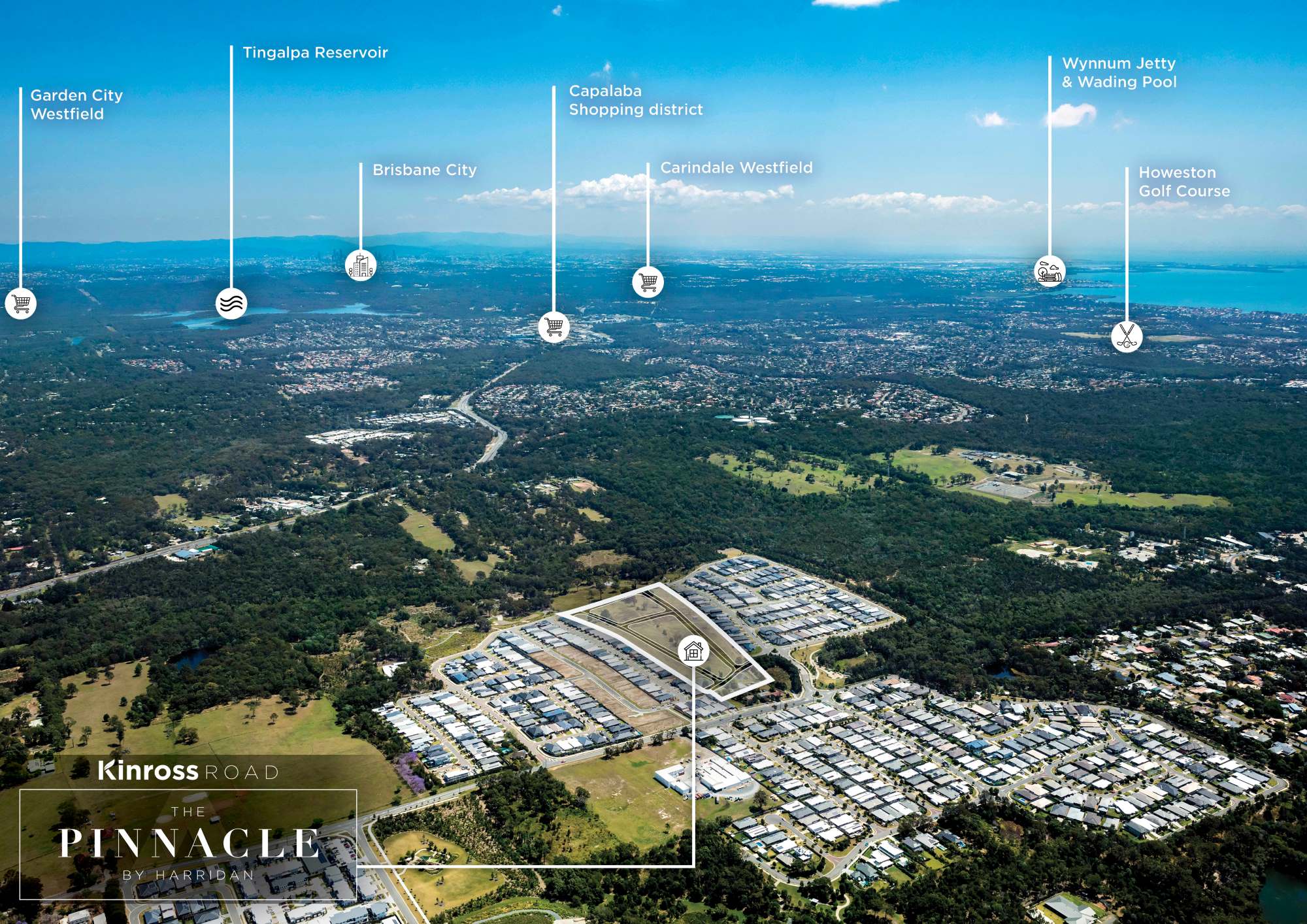 Kinross Road Release The Pinnacle - Thornlands Aerial