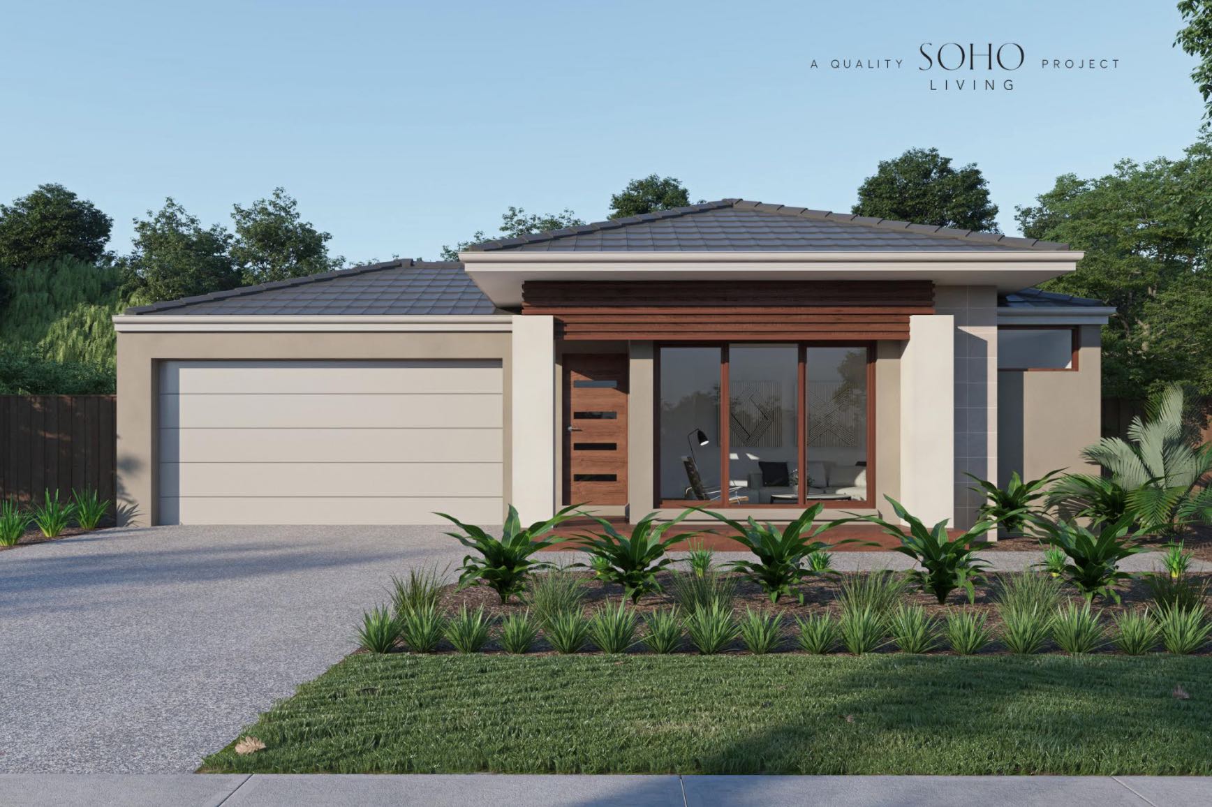 Kinsford Estate - Deanside Facade Render