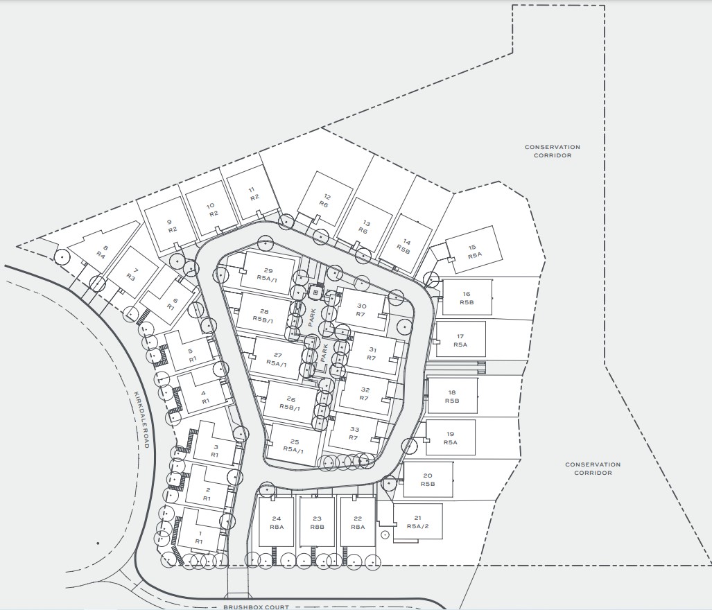 Kirkdale Residences Estate Chapel Hill - Master Plan