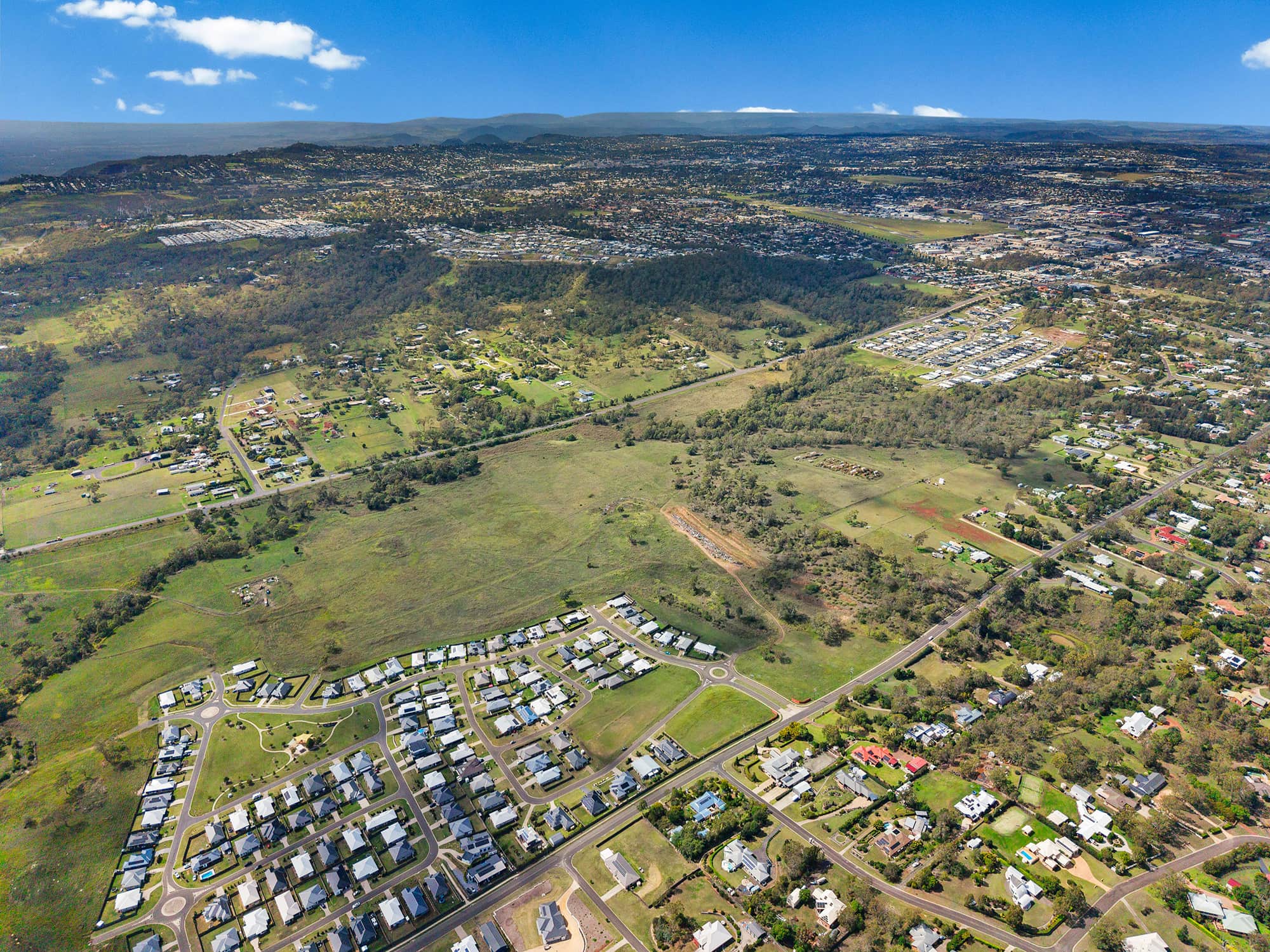 Kooringa Valley Estate - Cotswold Hills Aerial