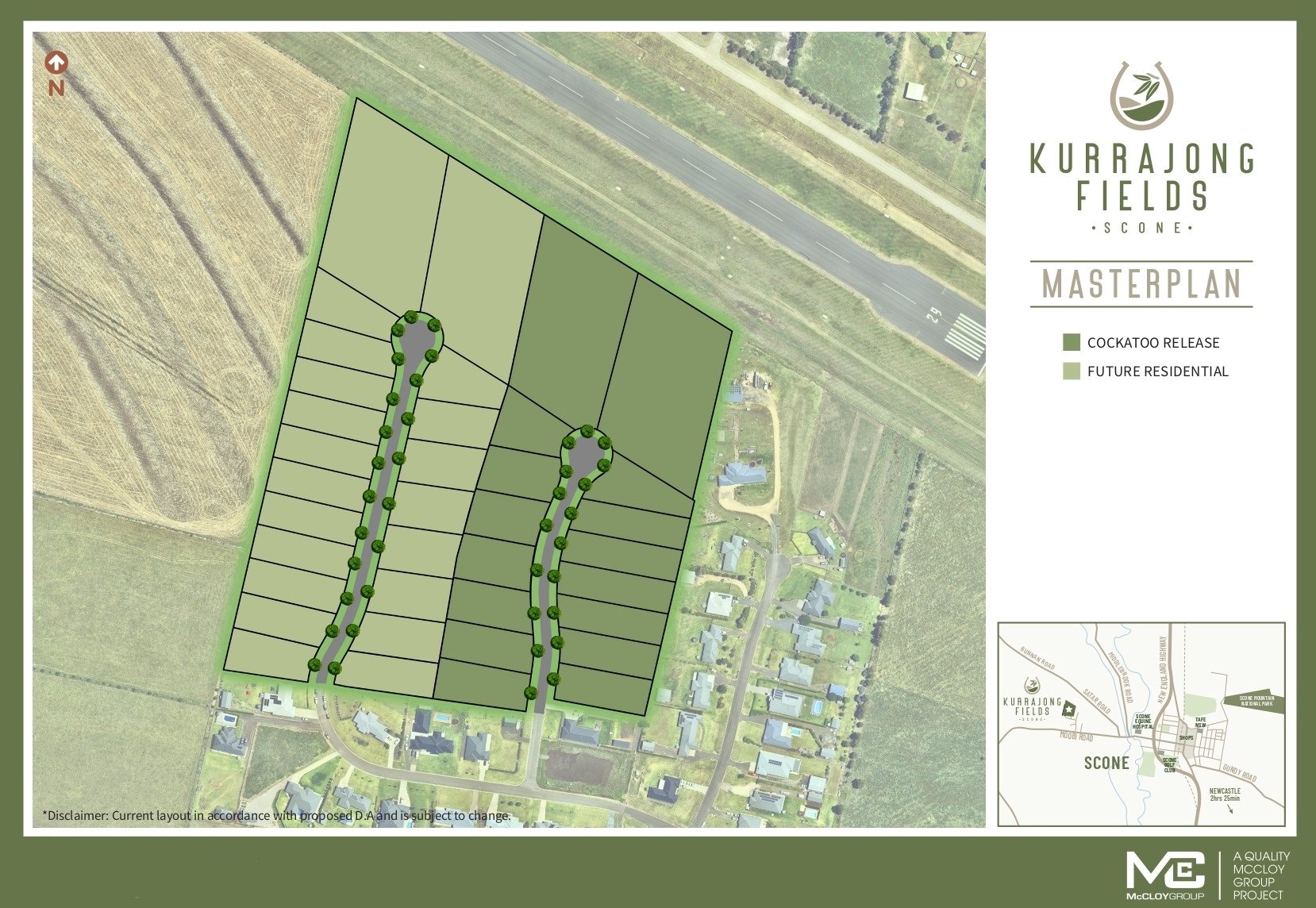 Kurrajong Fields Estate - Scone Masterplan