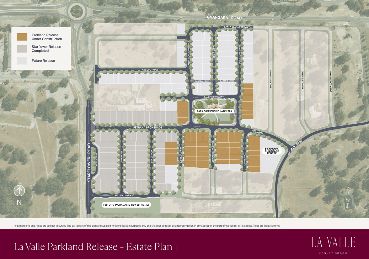 La Valle Estate - Henley Brook Release Map