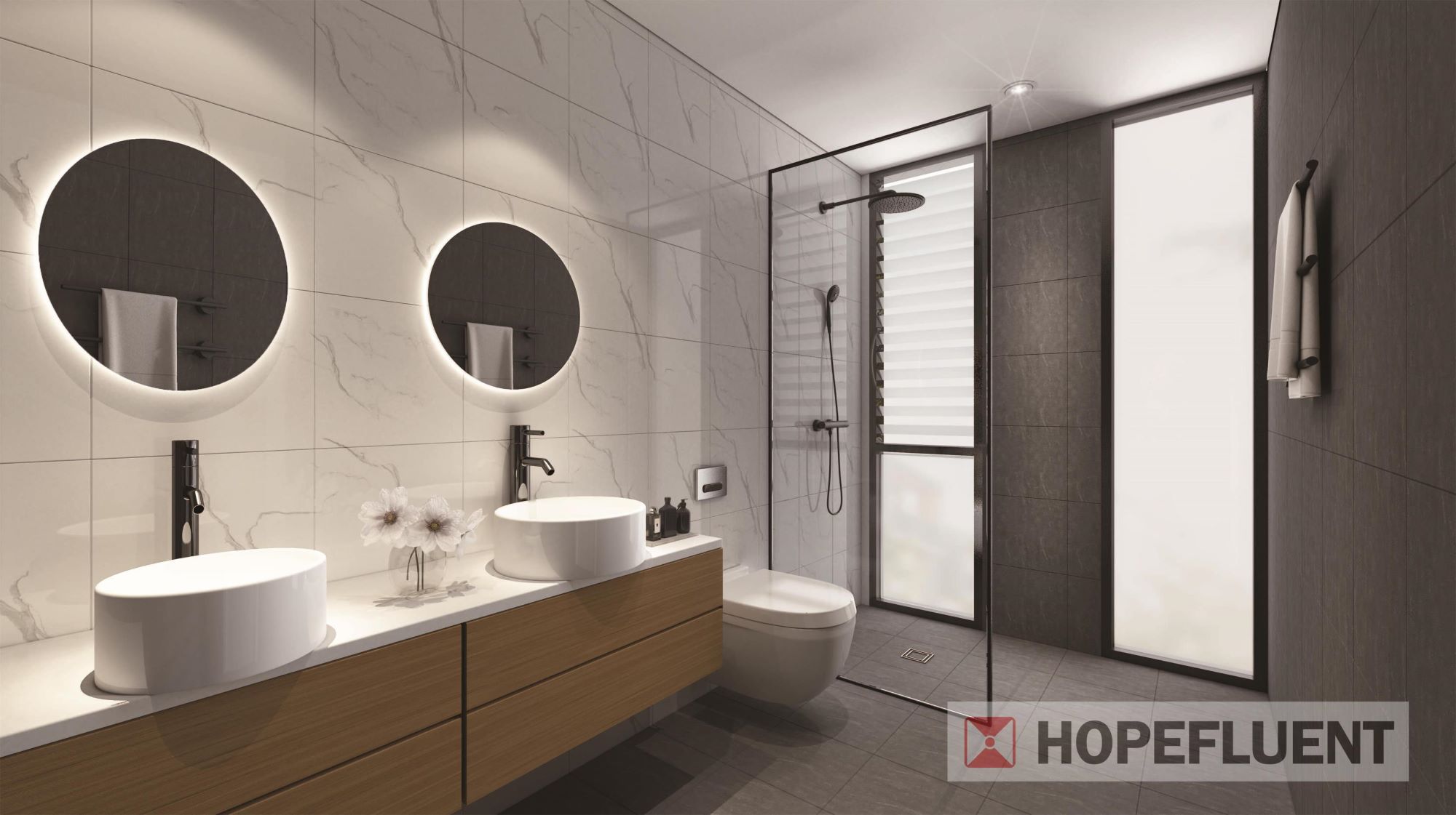 La Vue Estate - Norwest Ensuite Bathroom