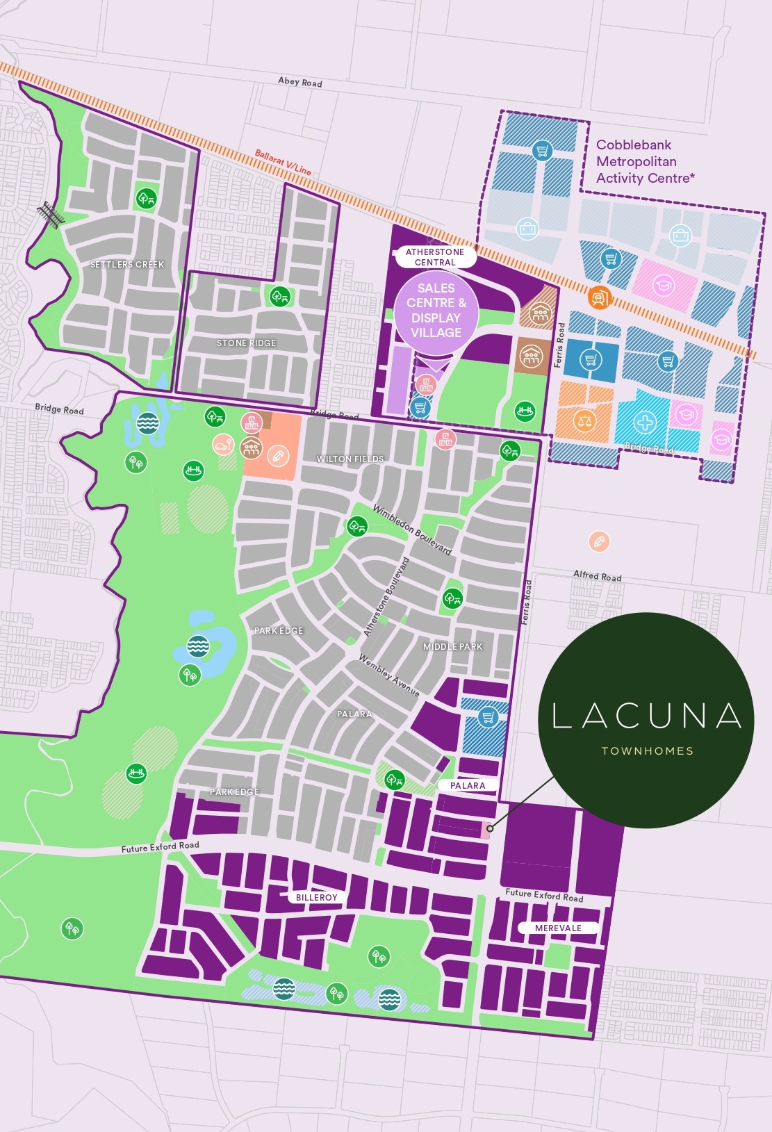 Lacuna Townhomes at Atherstone - Strathtulloh Location Map