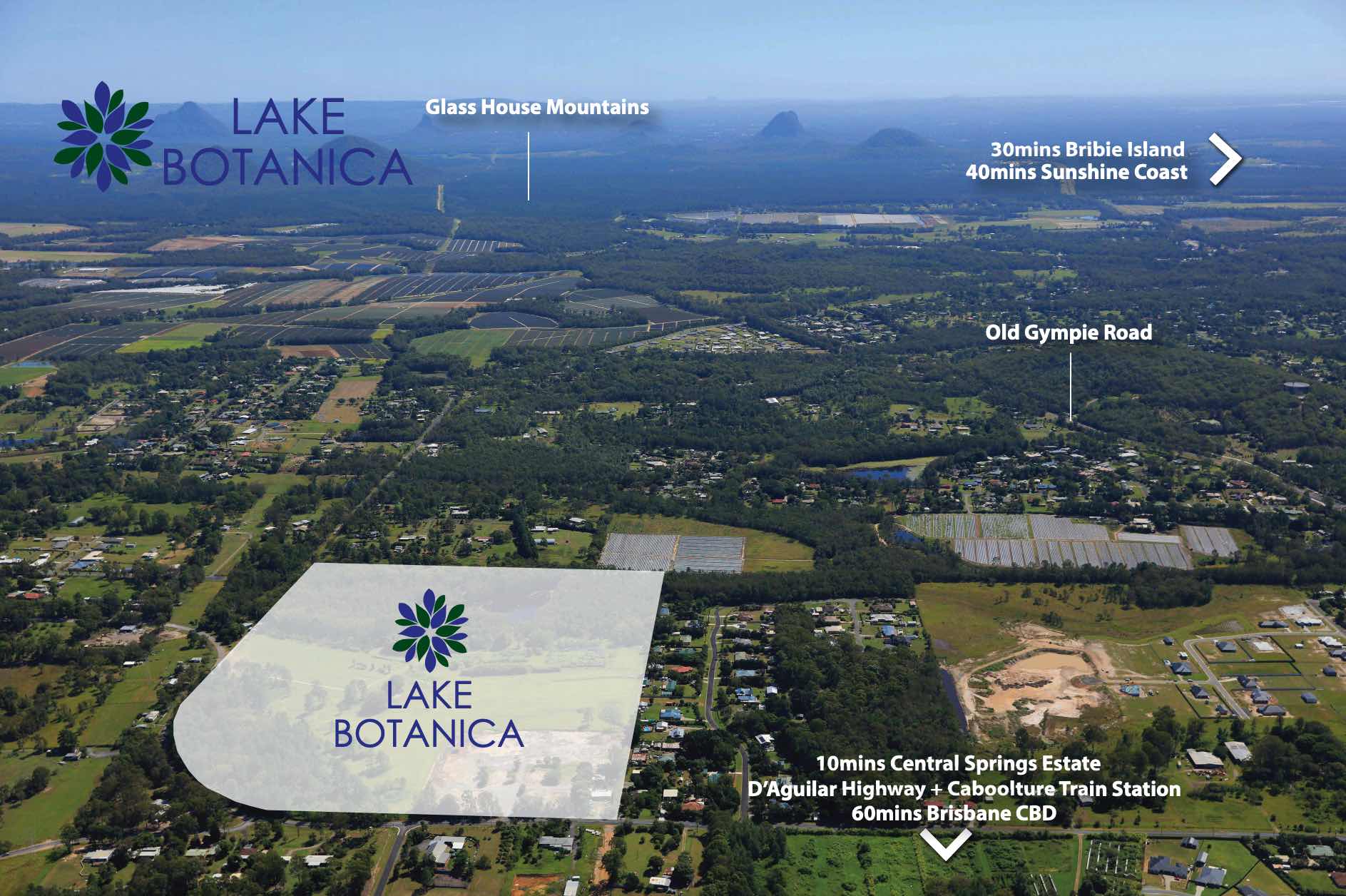 Lake Botanica Estate - Cabooltu Aerial