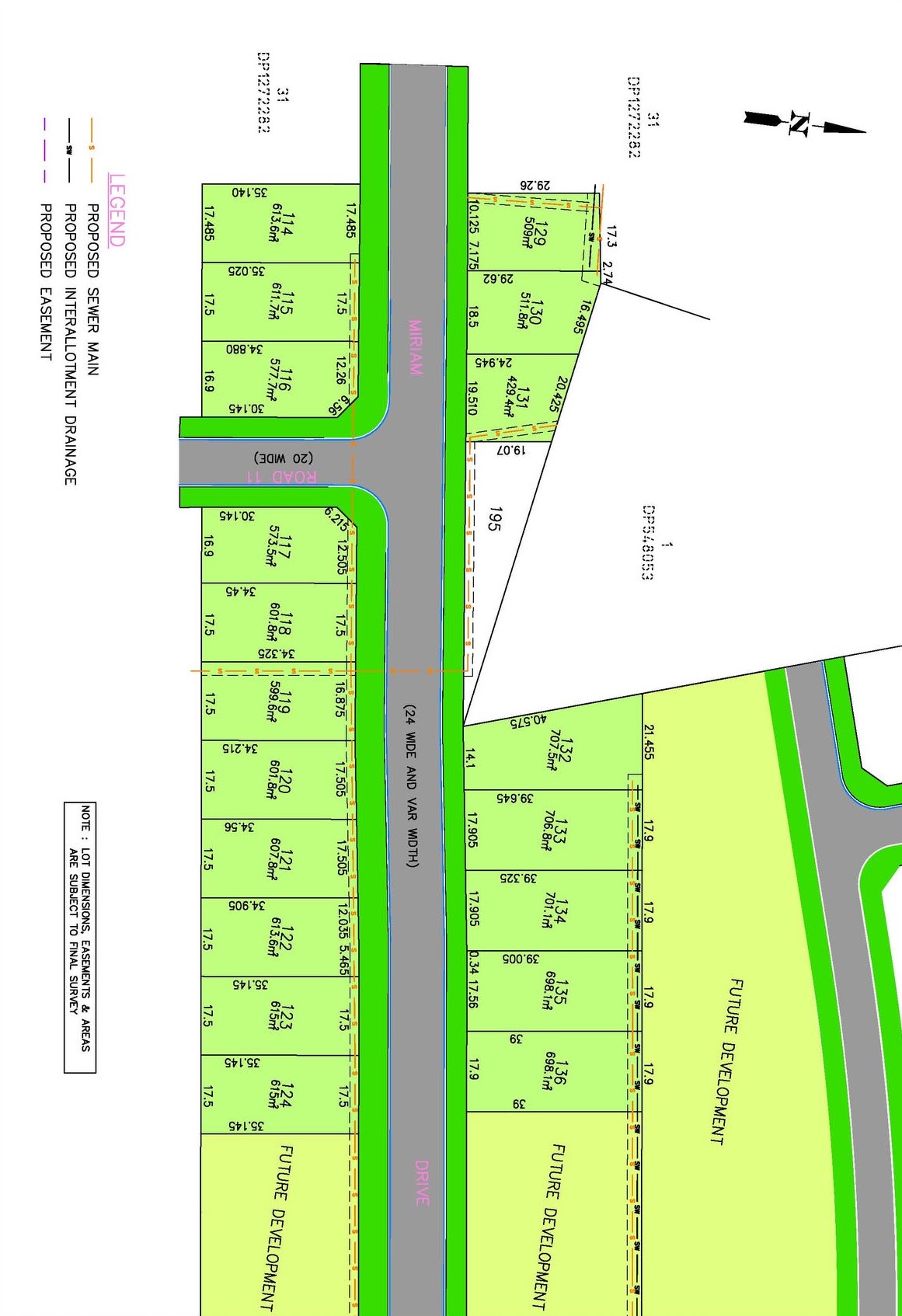 Lakeside Estate - Orange Master Plan