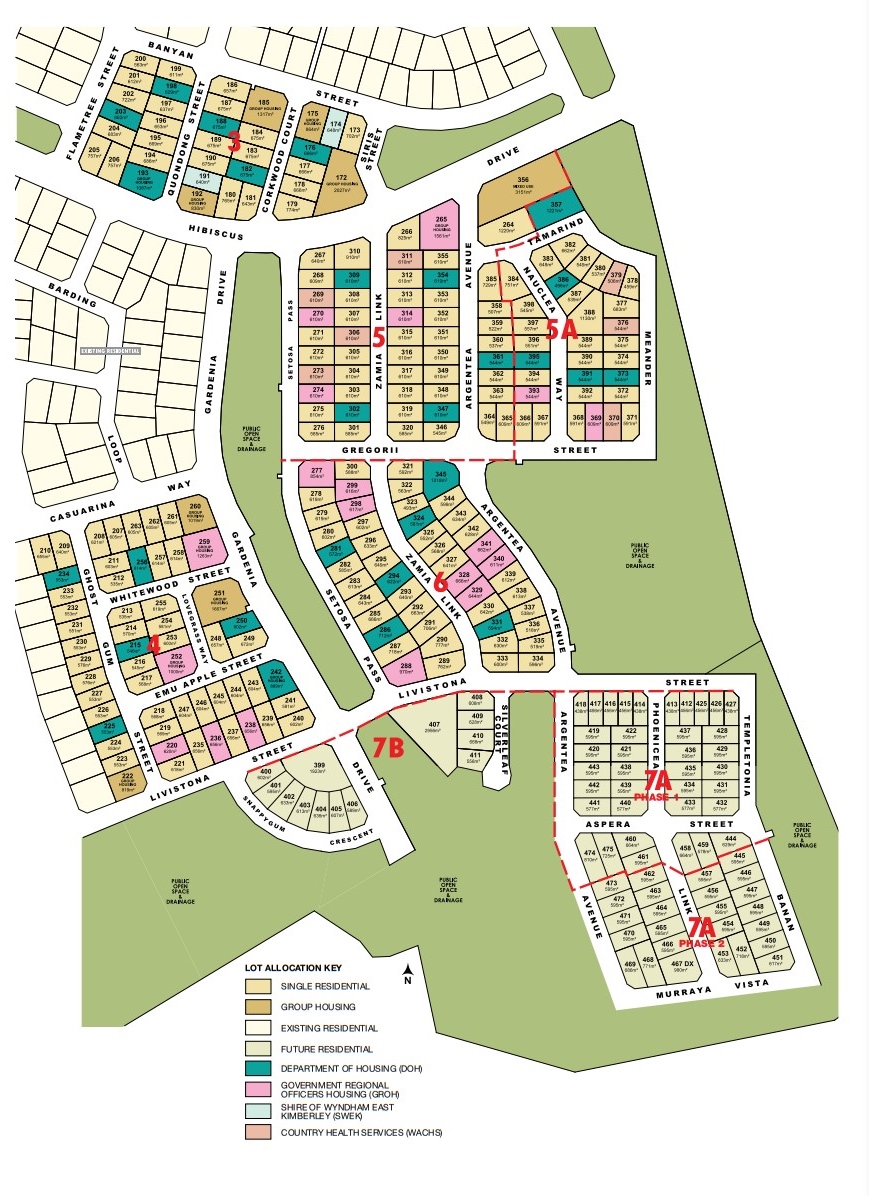Lakeside Park Estate - Kununu Release Map