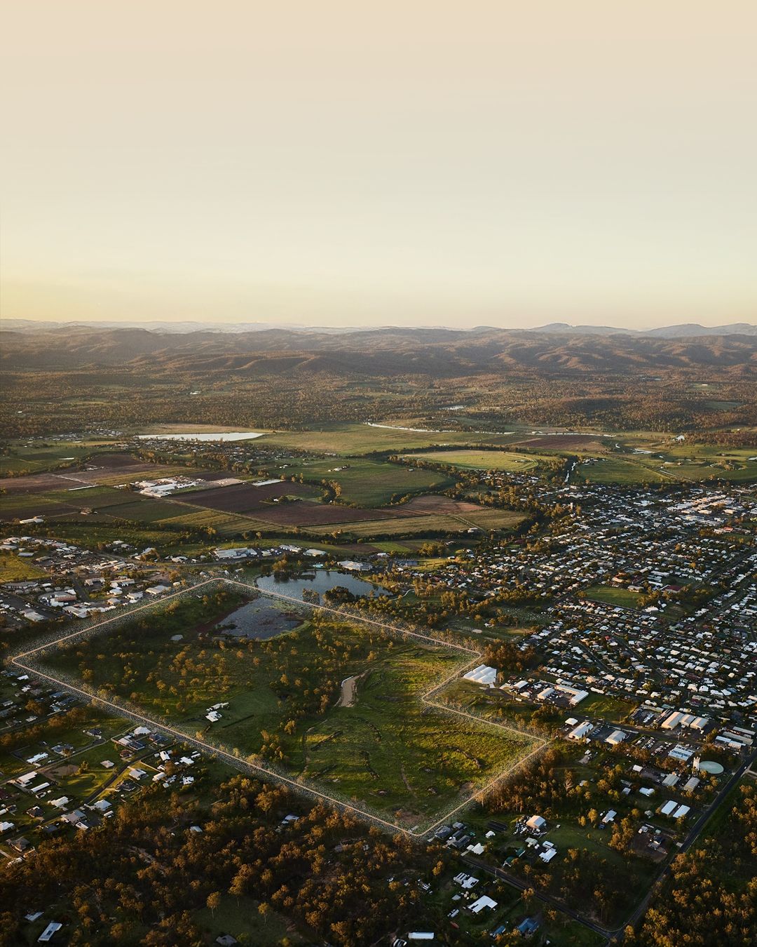 Lakeview Estate - Gatton Aerial