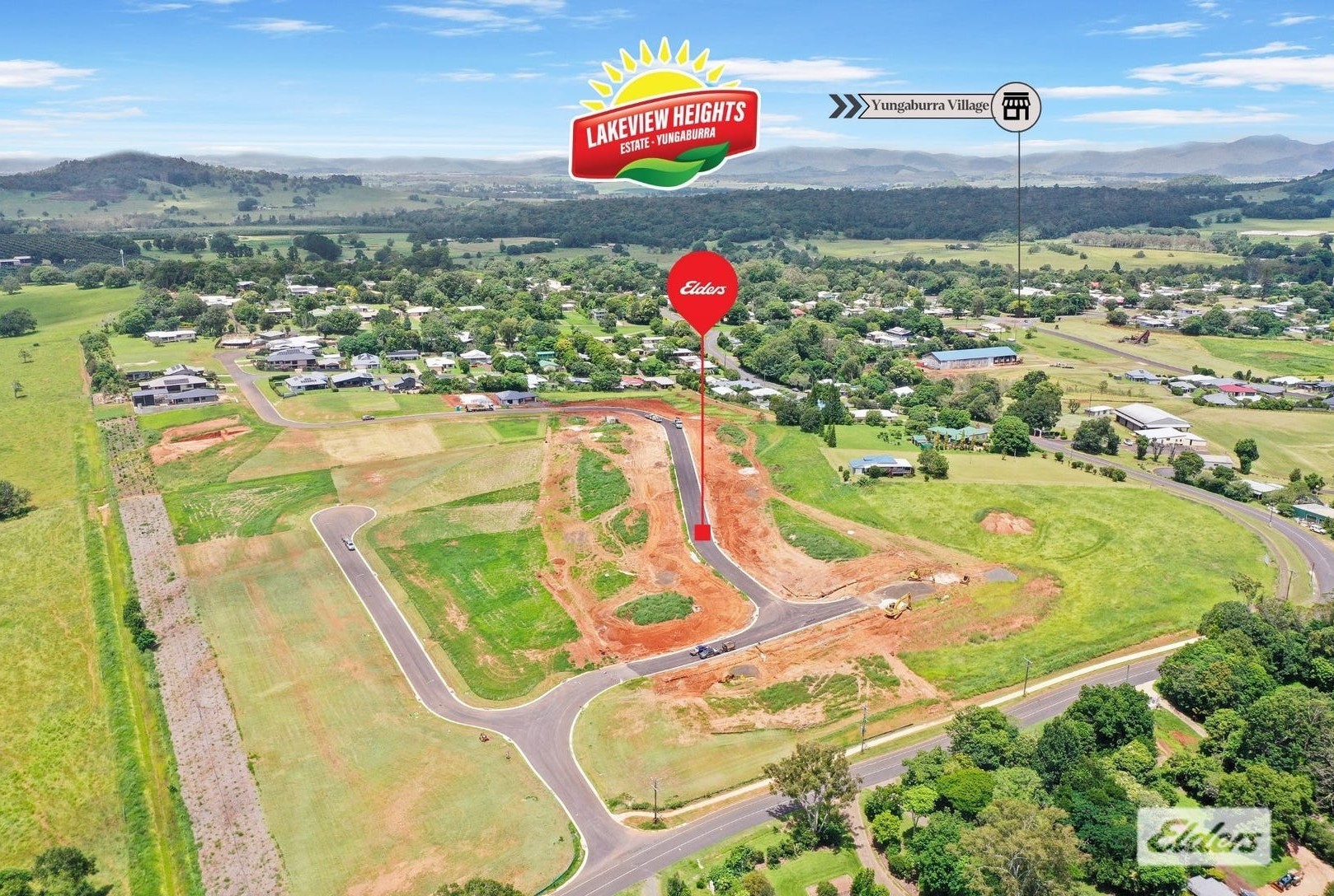 Lakeview Heights Estate - Yungaburra Aerial