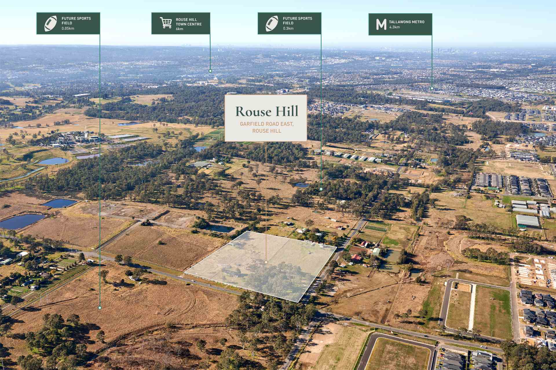 Landen-s Rouse Hill Estate - Rouse Hill Location Map