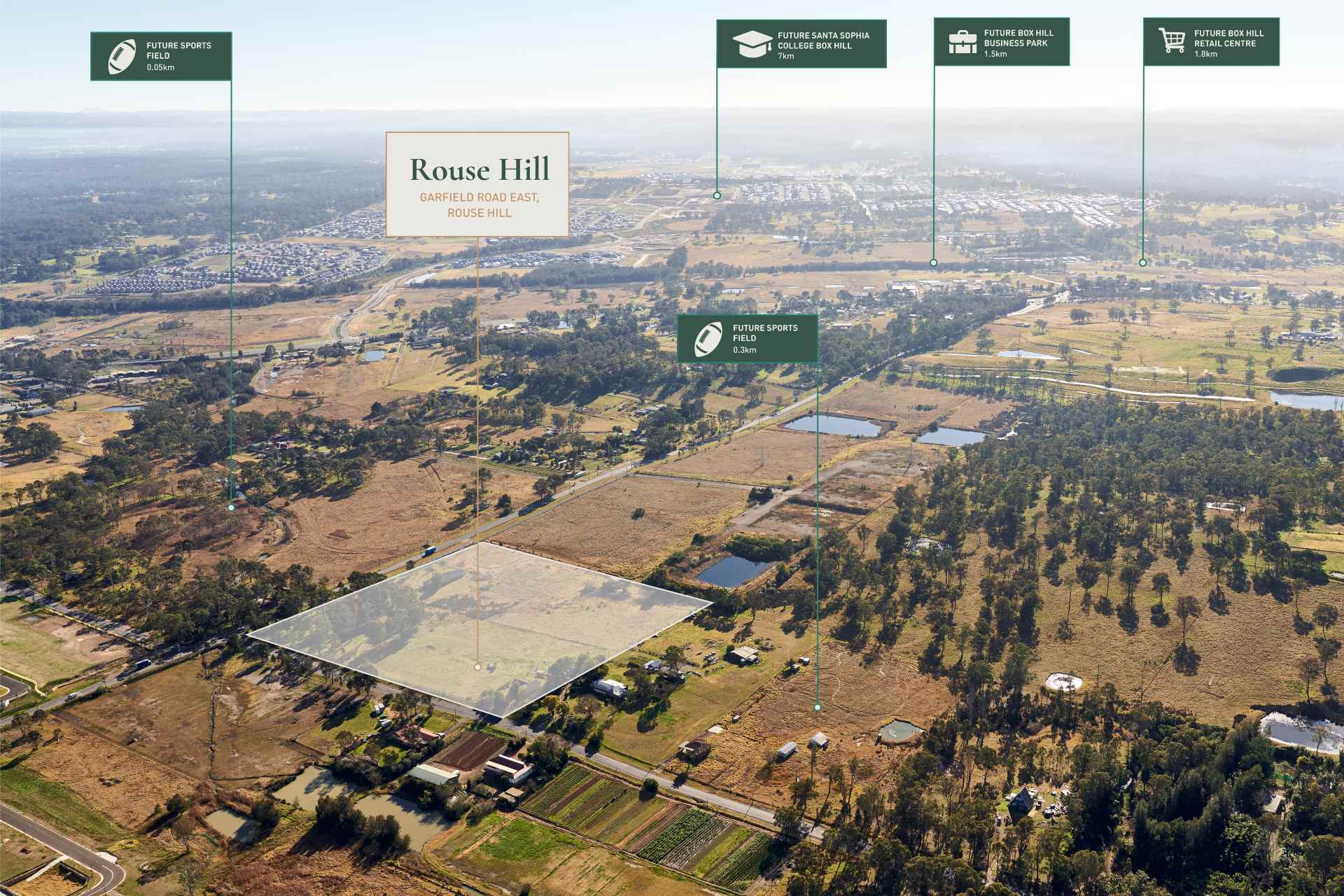 Landen-s Rouse Hill Estate - Rouse Hill Location Map