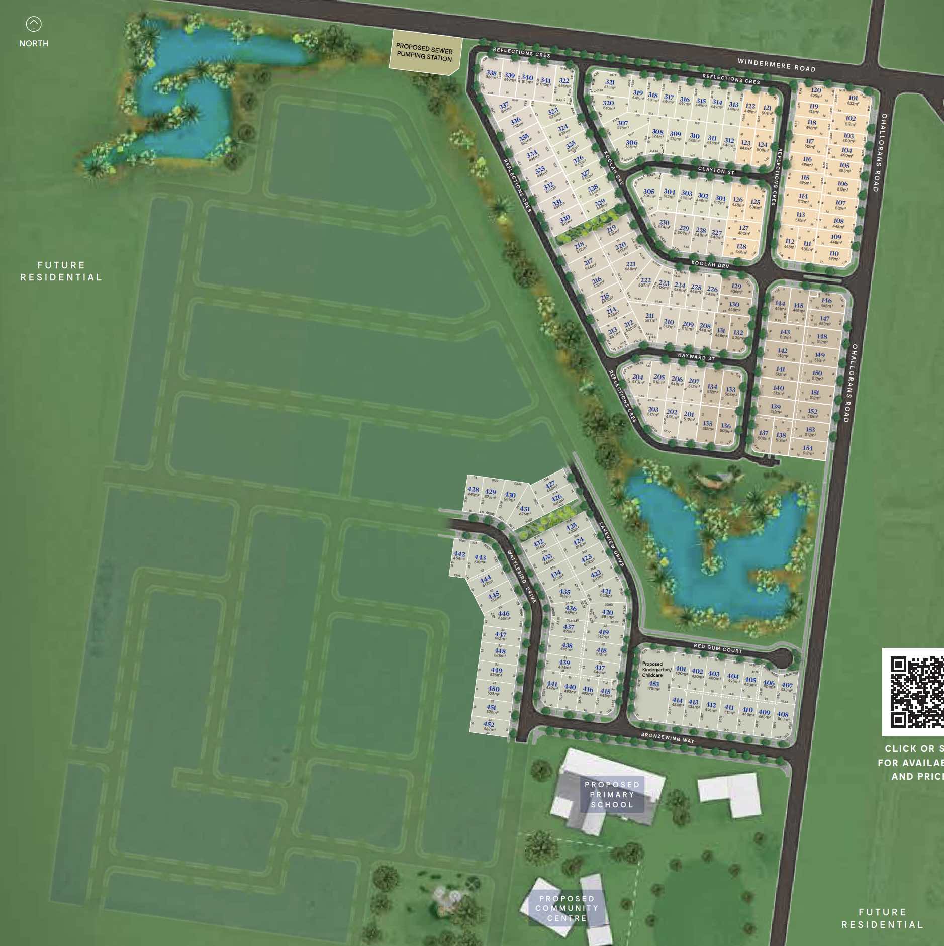 Lara Lakes Estate - Lara masterplan
