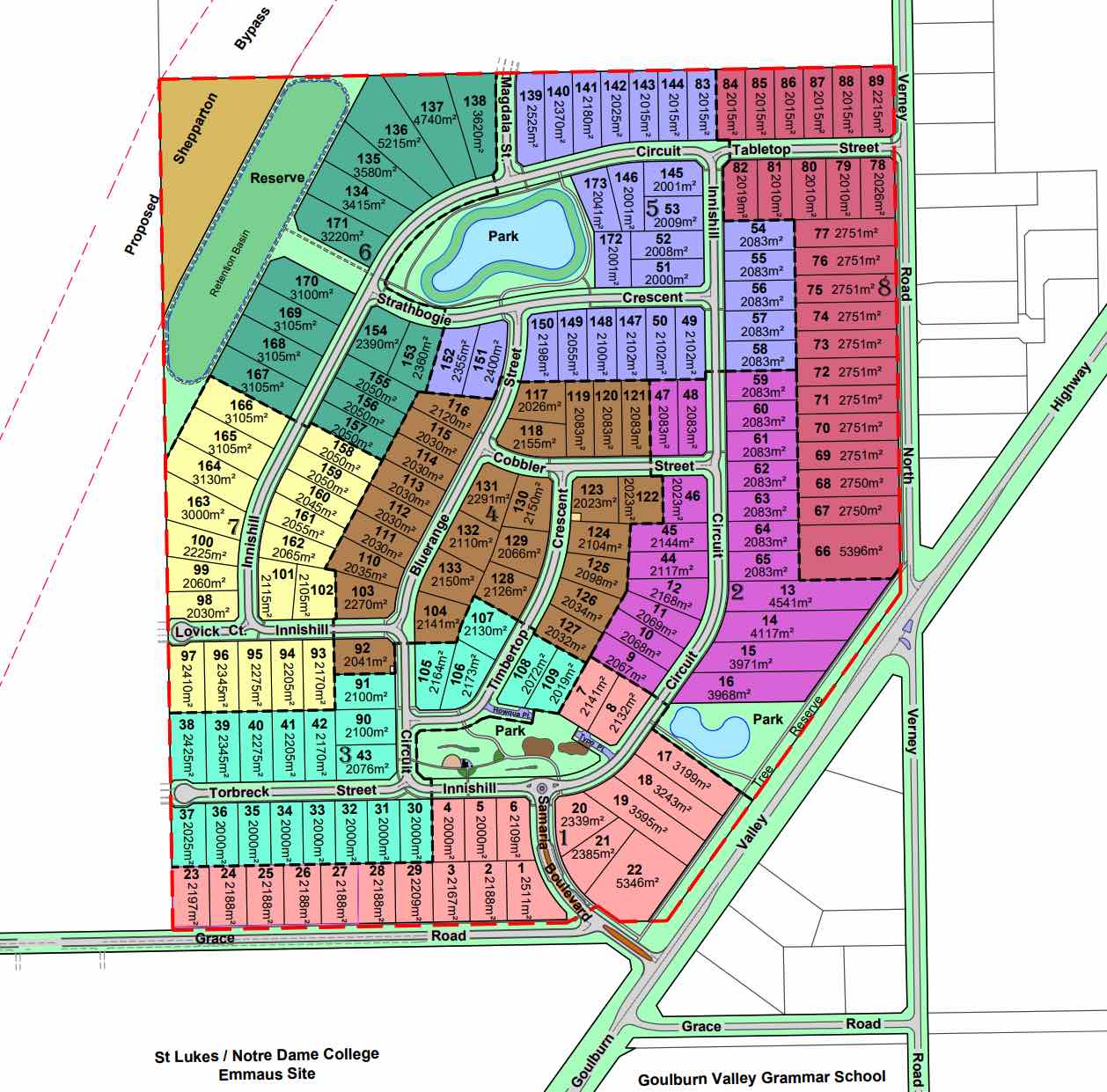 Lauriston Estate - Shepparton North Masterplan