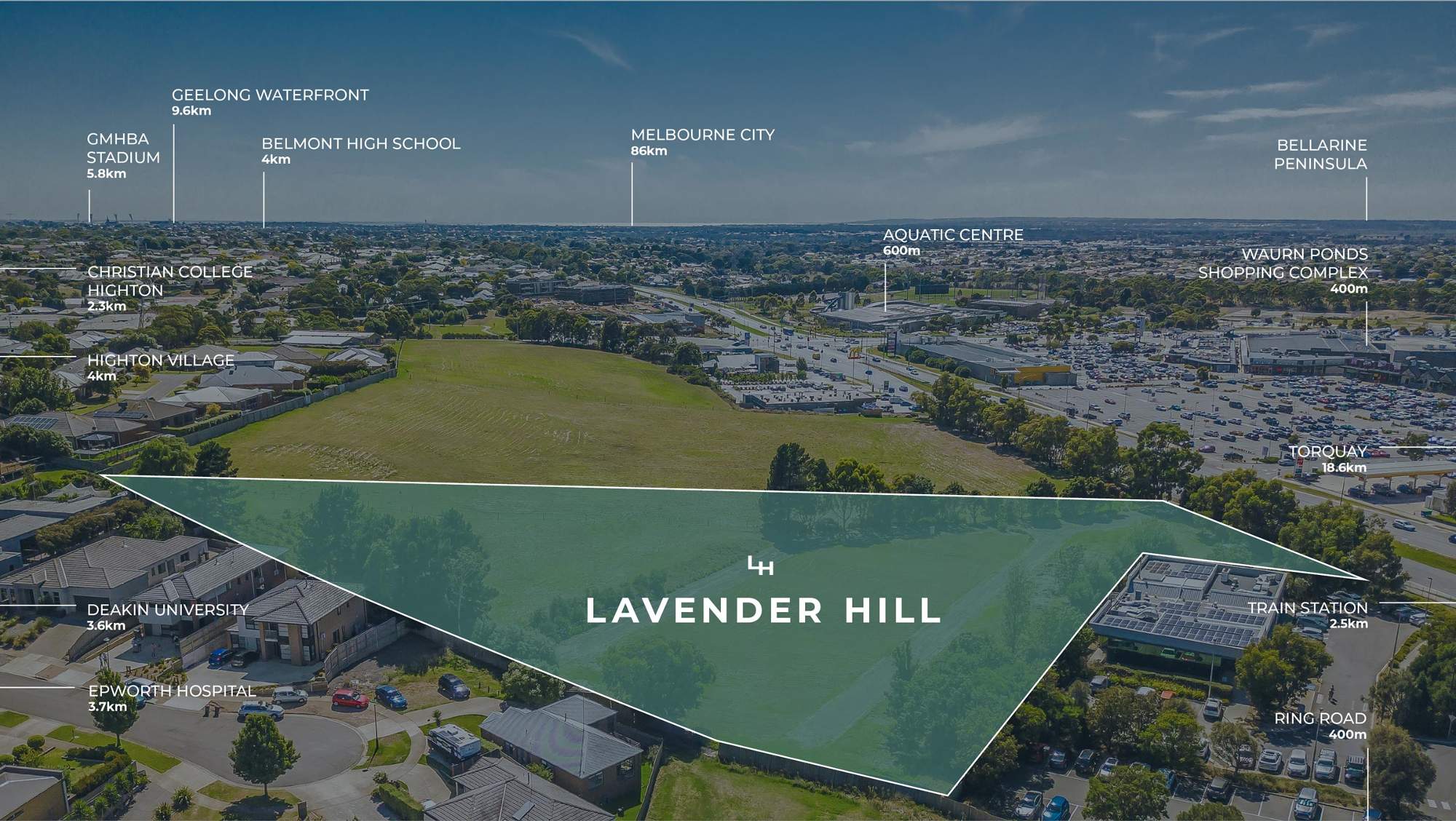 Lavender Hill Estate - Highton Aerial