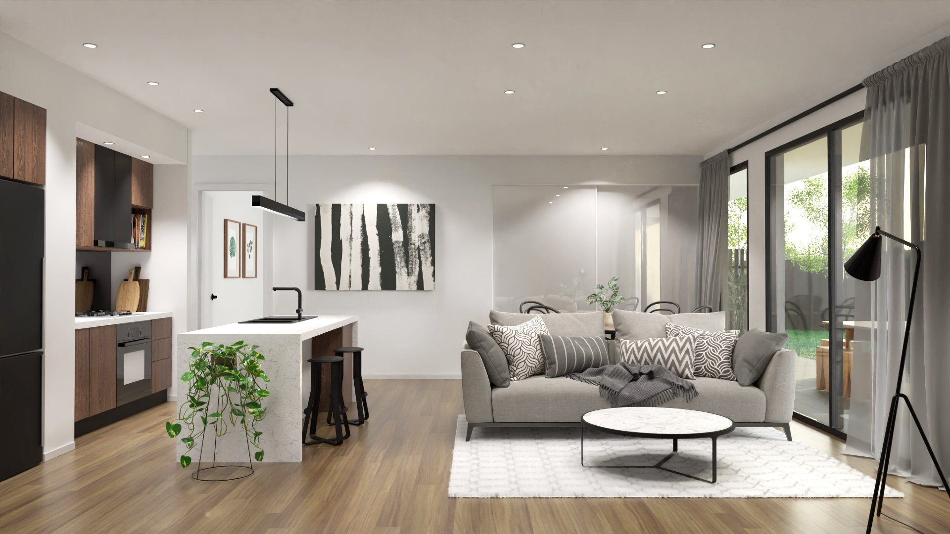 Lavender Hill Estate - Highton Lounge Kitchen