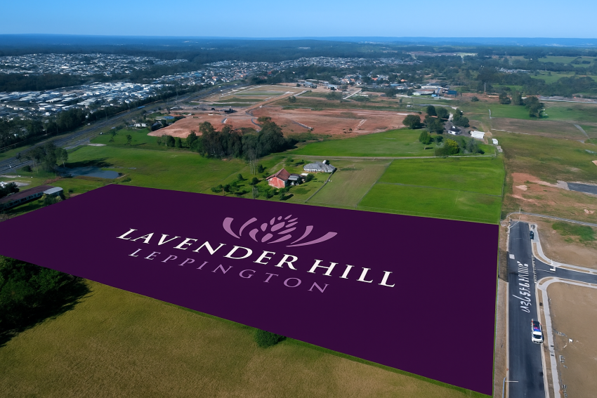 Lavender Hill Estate - Leppington Aerial